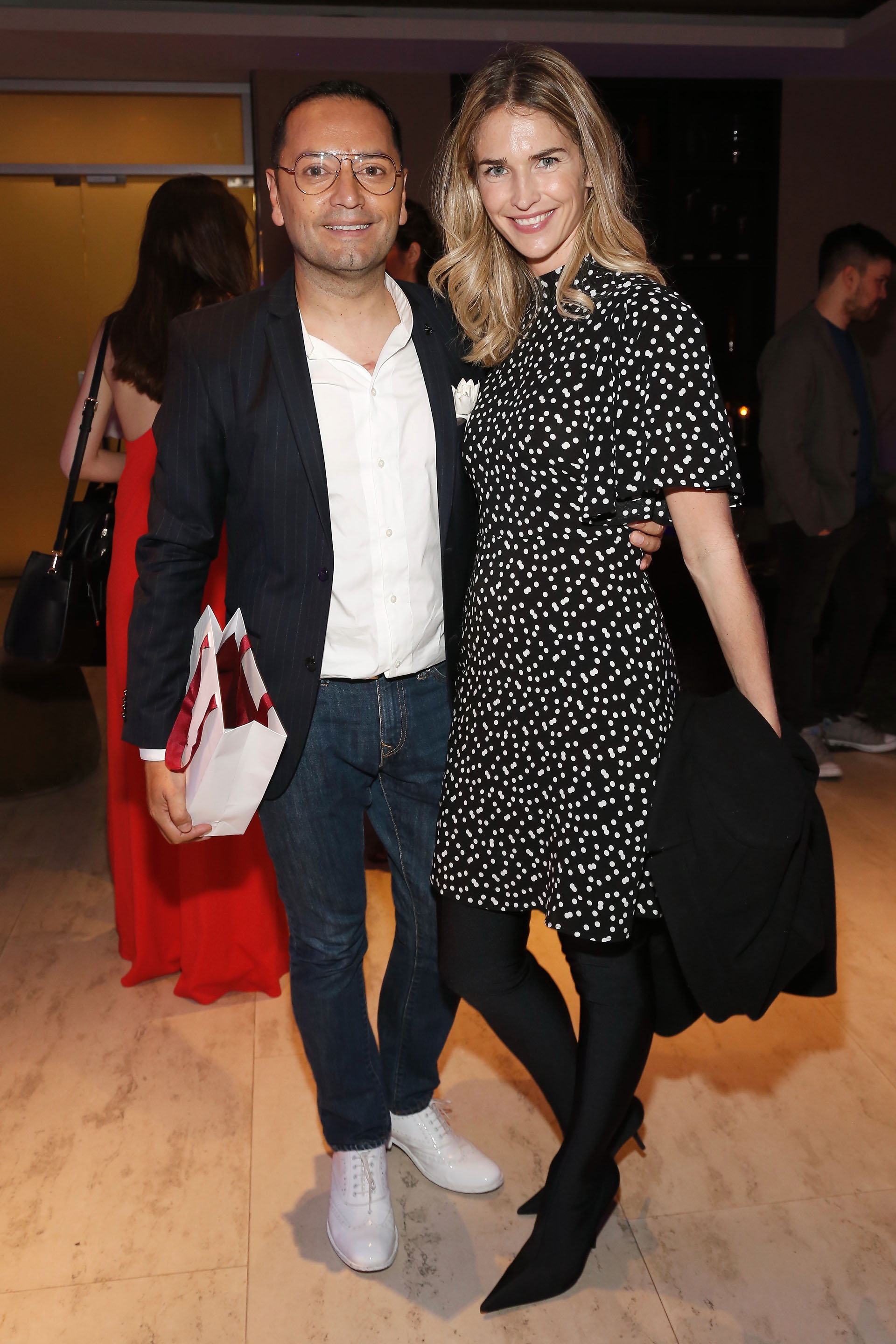 Fabián Medina Flores y Julieta Spina
