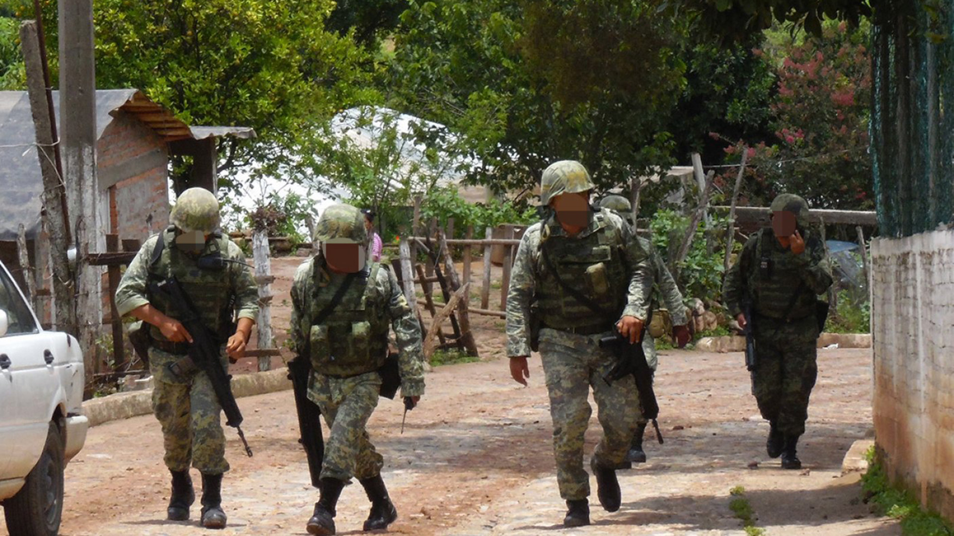 La policía militar patrulla las calles de Concordia (gentileza: Noroeste)