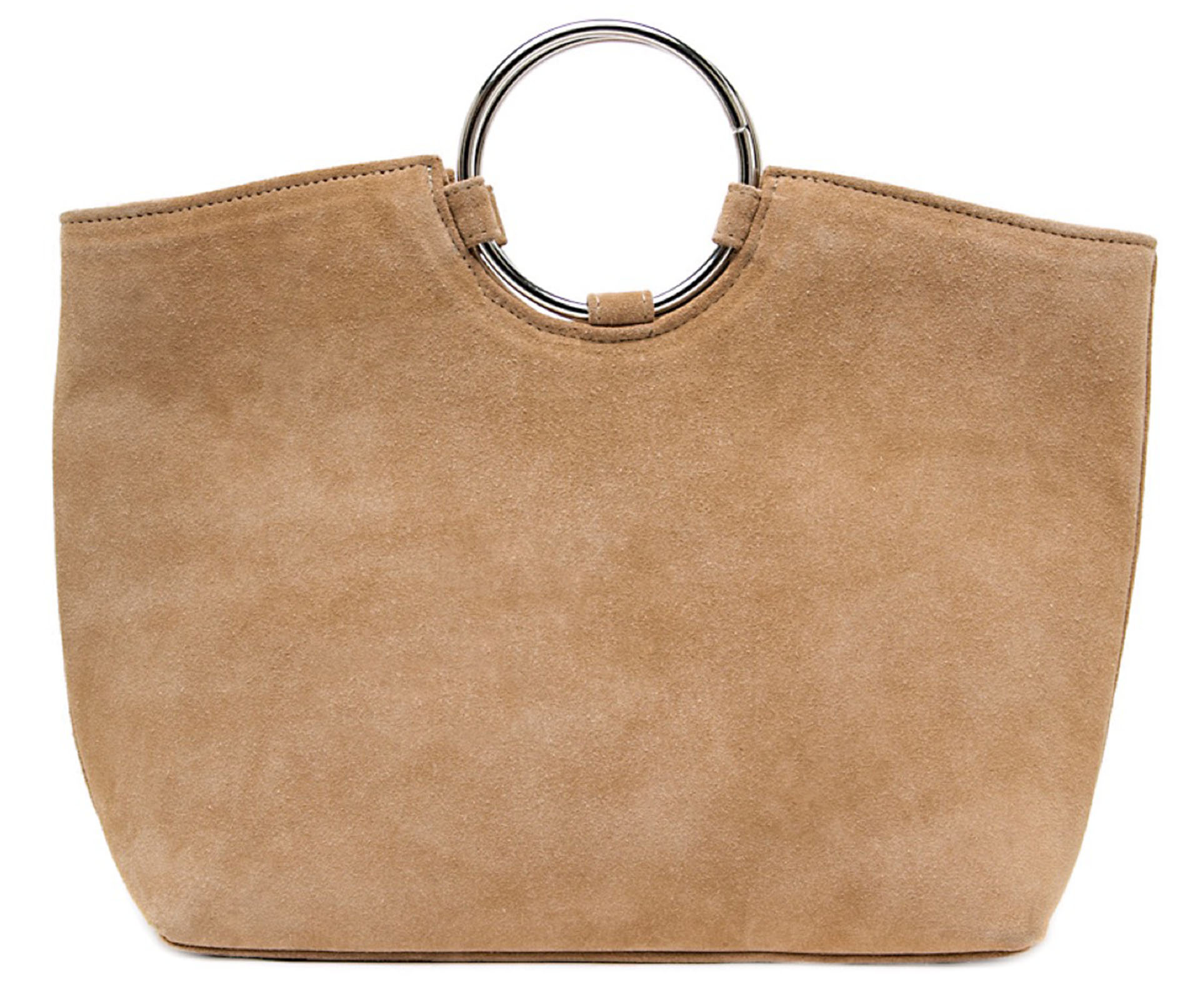 Cartera con manija de metal ($ 4.350, Mishka).