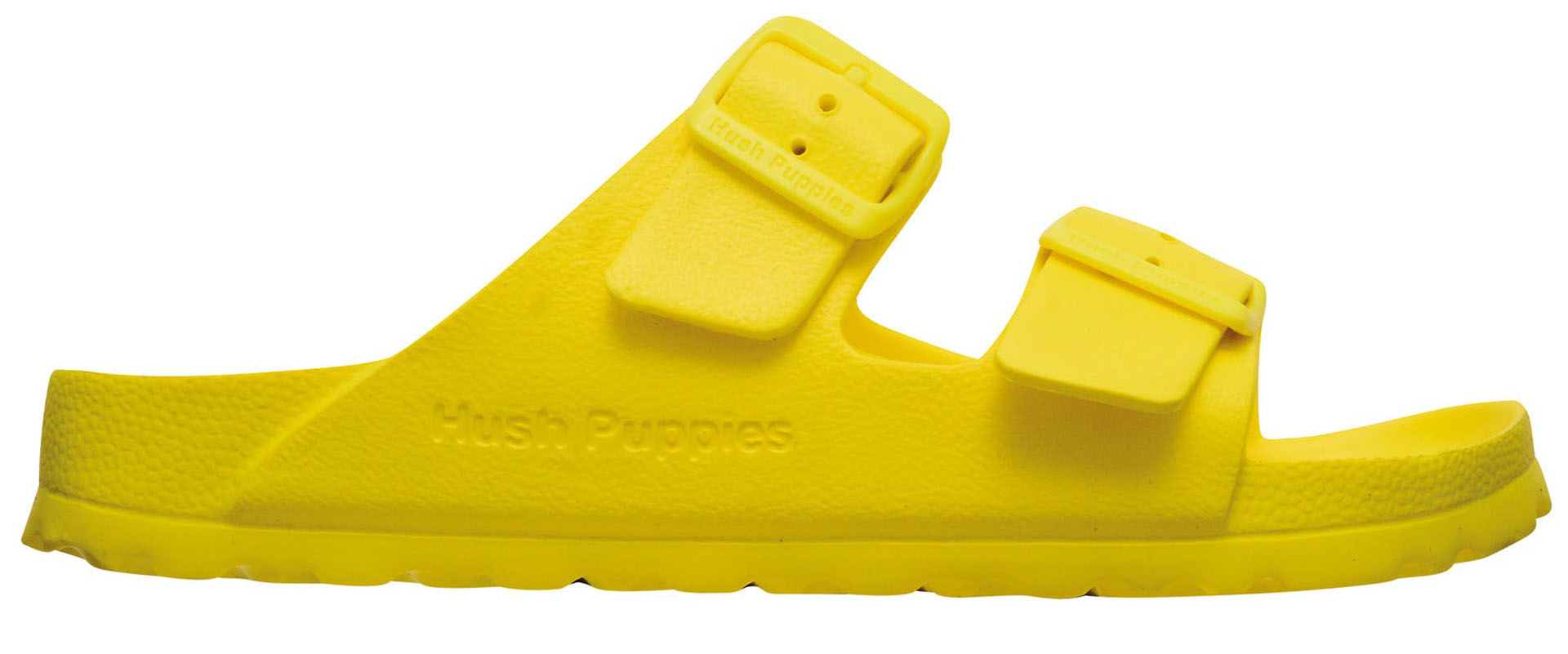 Sandalias de goma ($ 790, Hush Puppies).