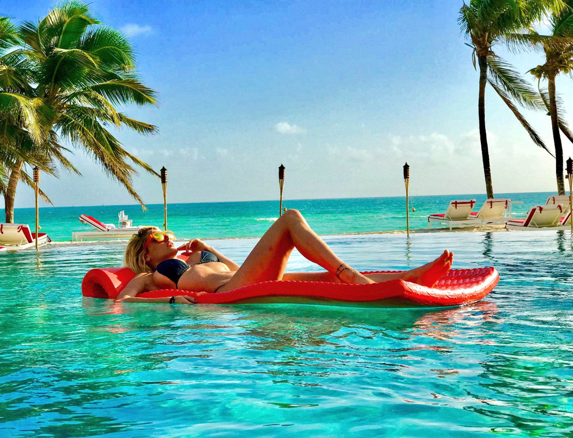 Victoria Xipolitakis se encuentra tomando unos días de descanso en Miami