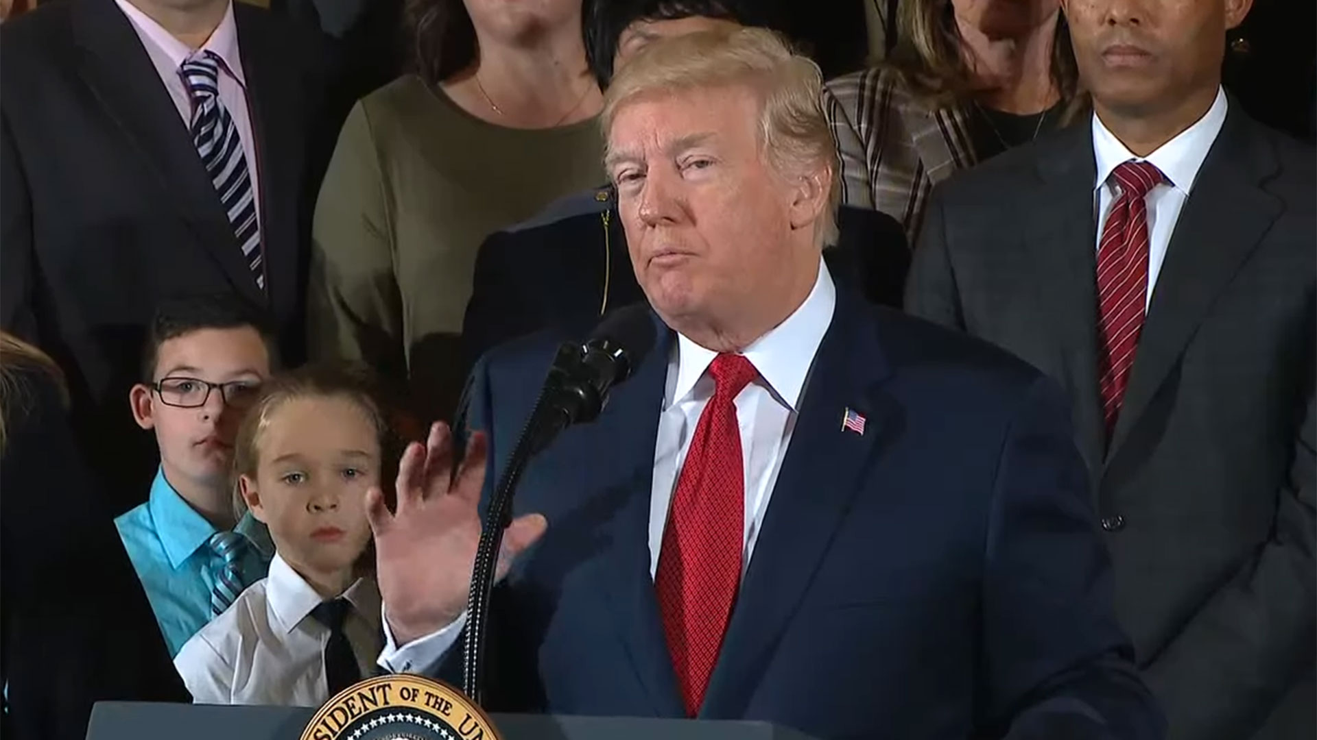 Donald Trump aseguró que los ataques son una respuesta al atentado