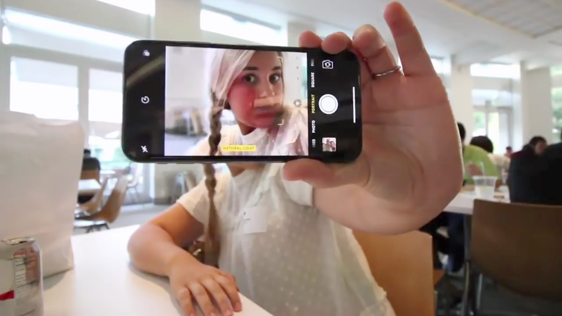La cámara del iPhone X