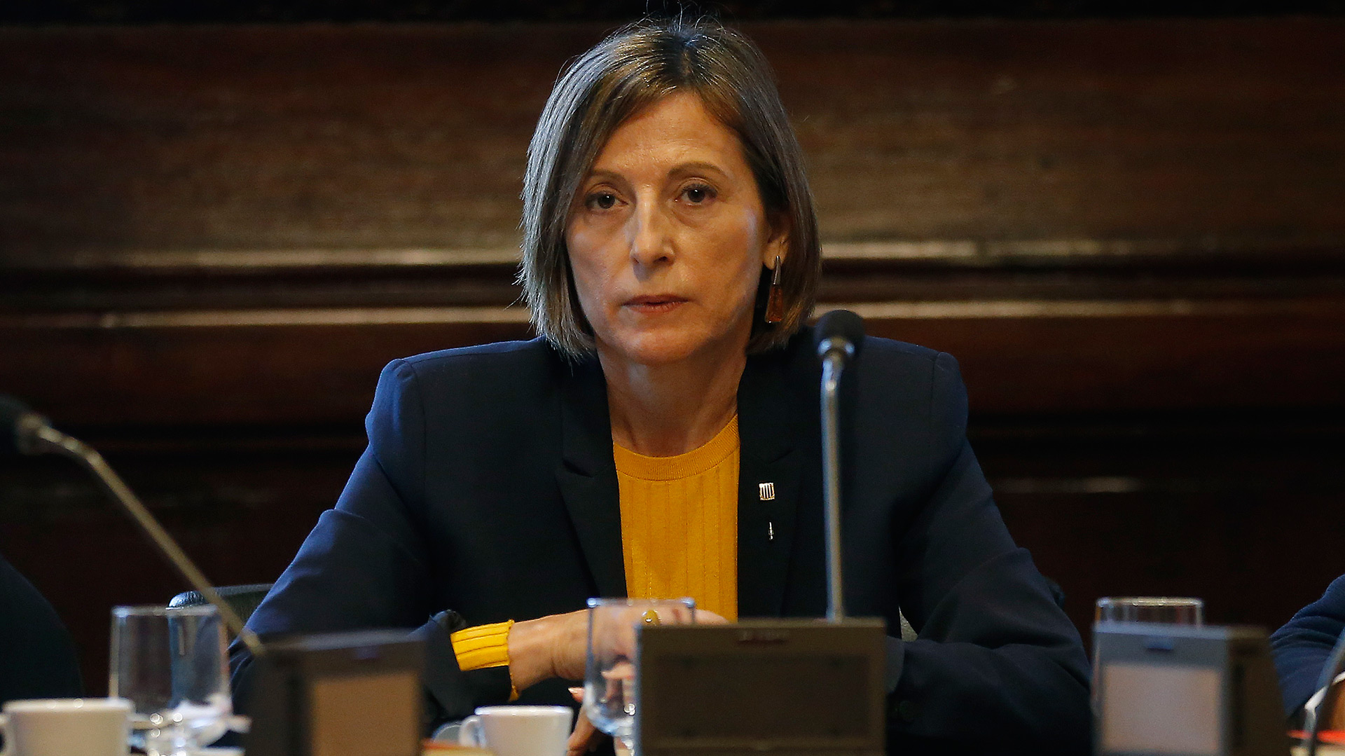 La presidente destituida del Parlamento Catalán, Carme Forcadell (AP)