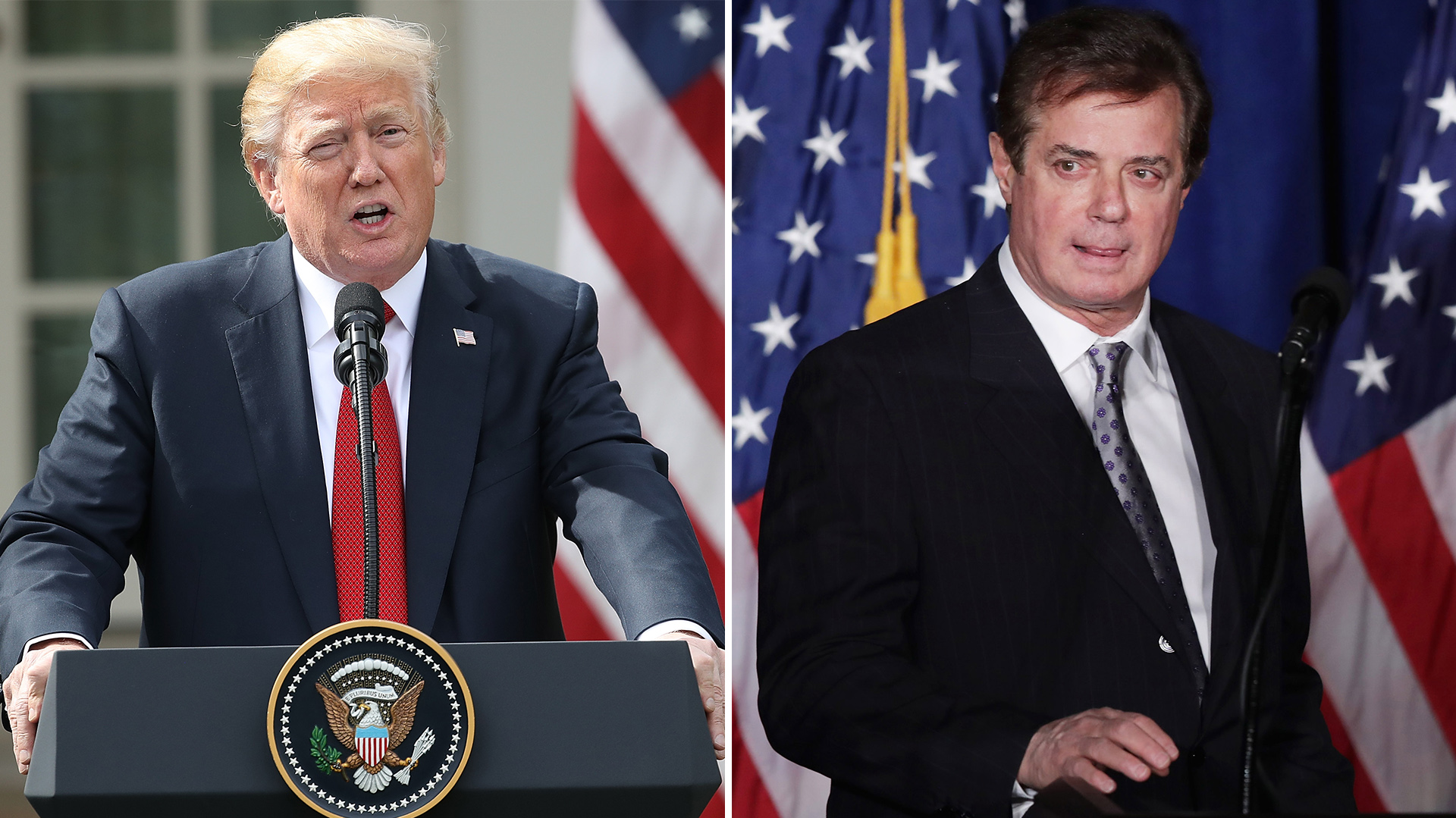 Donald Trump y Paul Manafort