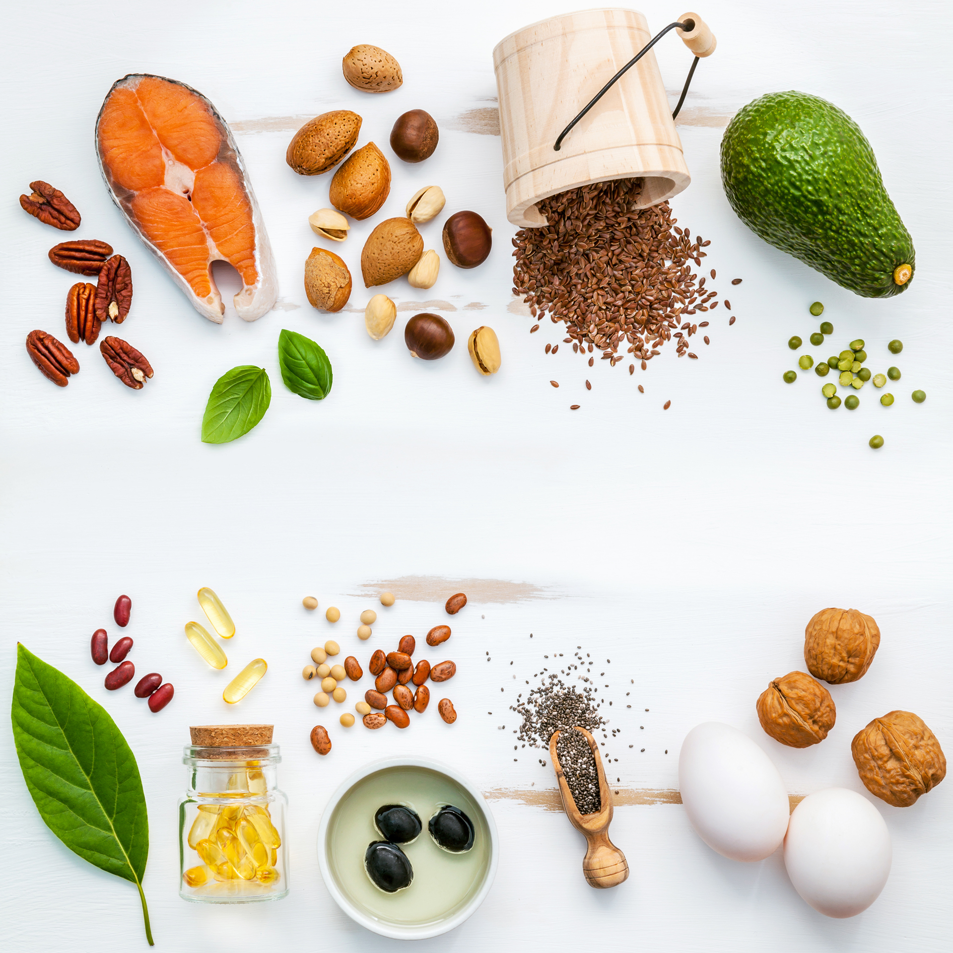 Las dietas saludables, como por ejemplo la mediterránea, suelen ser un excelente camino hacia una buena alimentación destinada al desarrollo del cerebro (Getty)