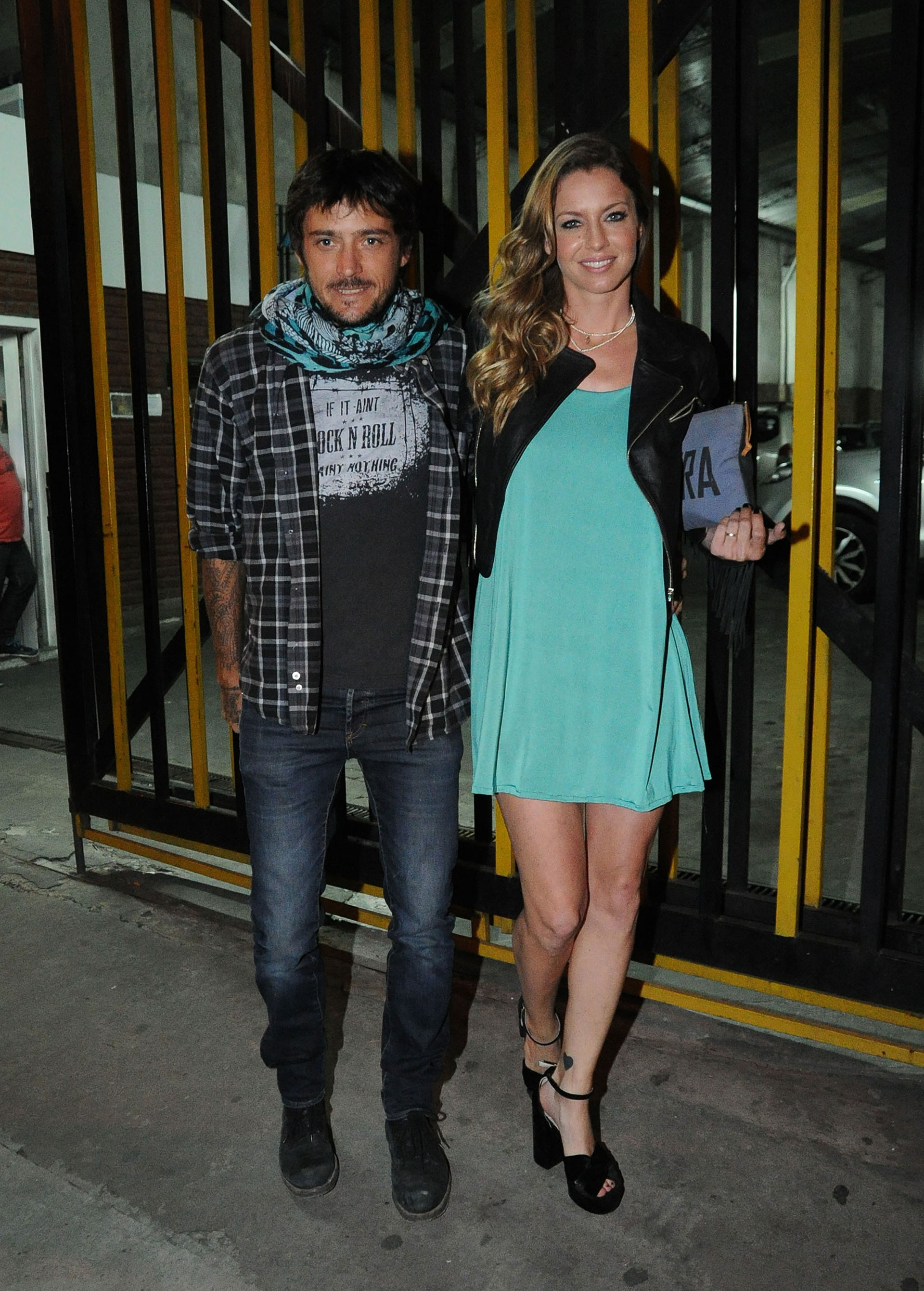 Geraldine Neumann y su pareja