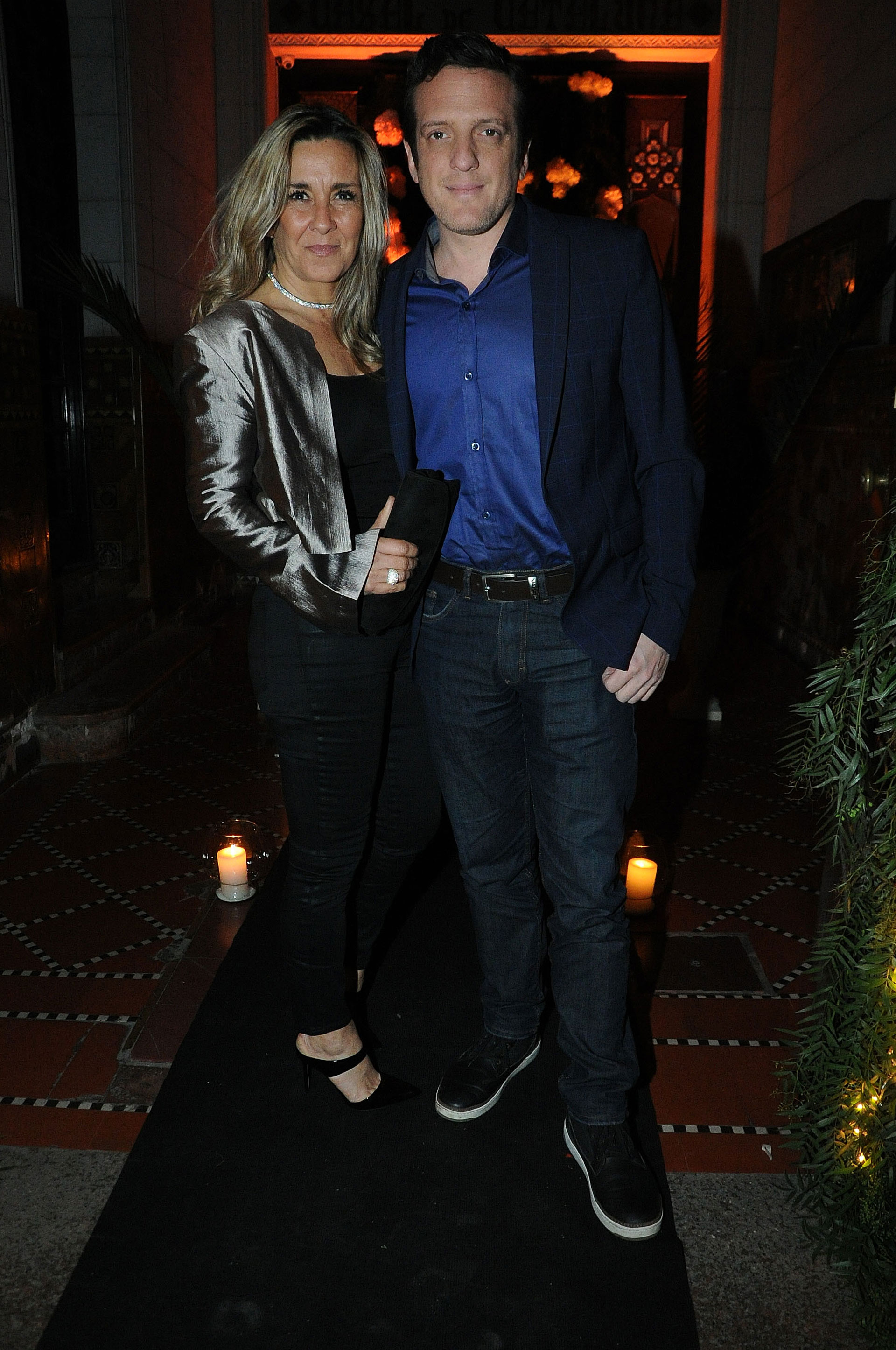 Mauro Szeta y su pareja