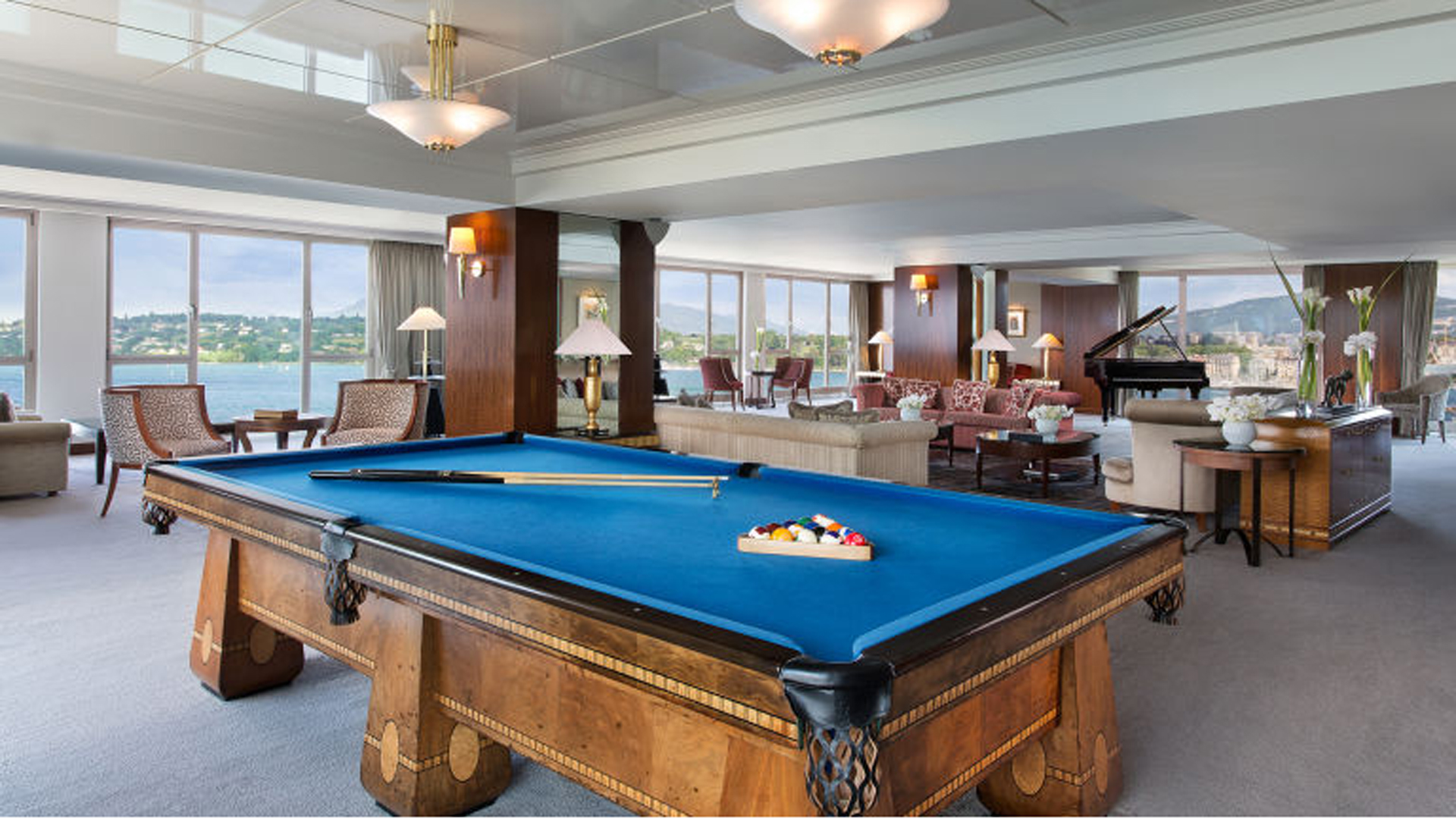 Además, posee un salón de juegos (Hotel President Wilson)