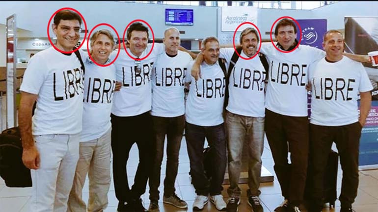 Hernán Ferrucchi, Alejandro Pagnucco, Ariel Erlij, Iván Brajkovic, Juan Pablo Trevisan, Hernán Mendoza, Diego Angelini y Ariel Benvenuto, los argentinos que viajaron