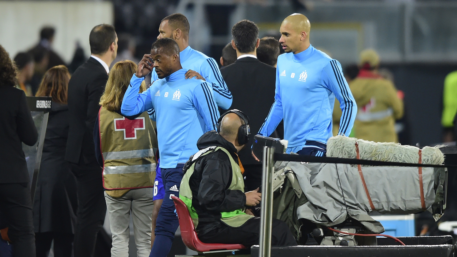 “Como profesional y experimentado, Evra no puede responder de una manera tan inapropiada”, comunicó el Marsella (AFP)