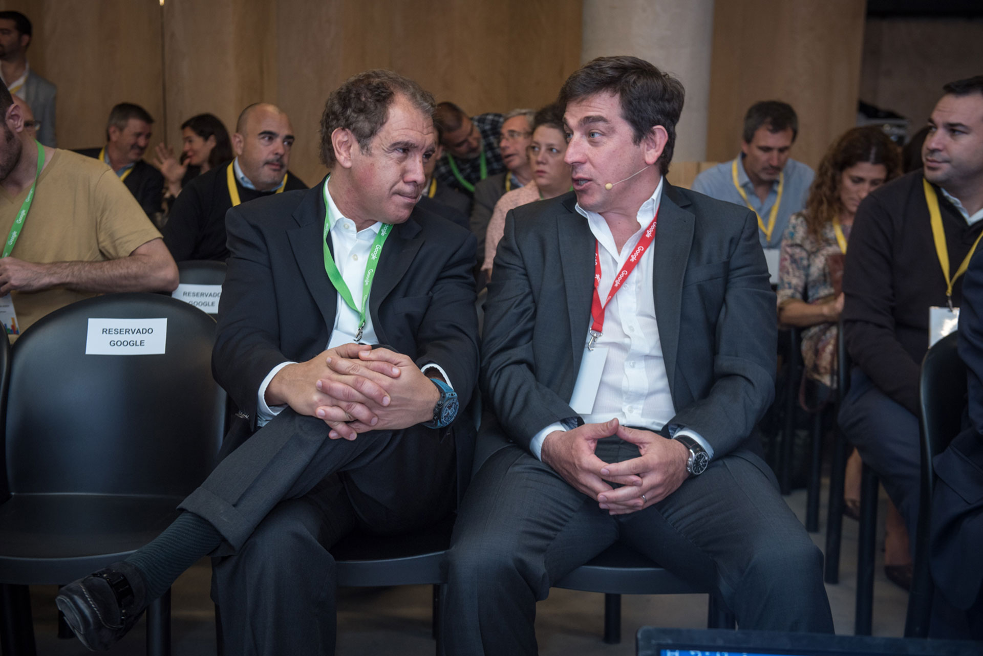 Daniel Hadad, fundador de Infobae, dialoga con Fernando Procaccini, director general de Google Argentina