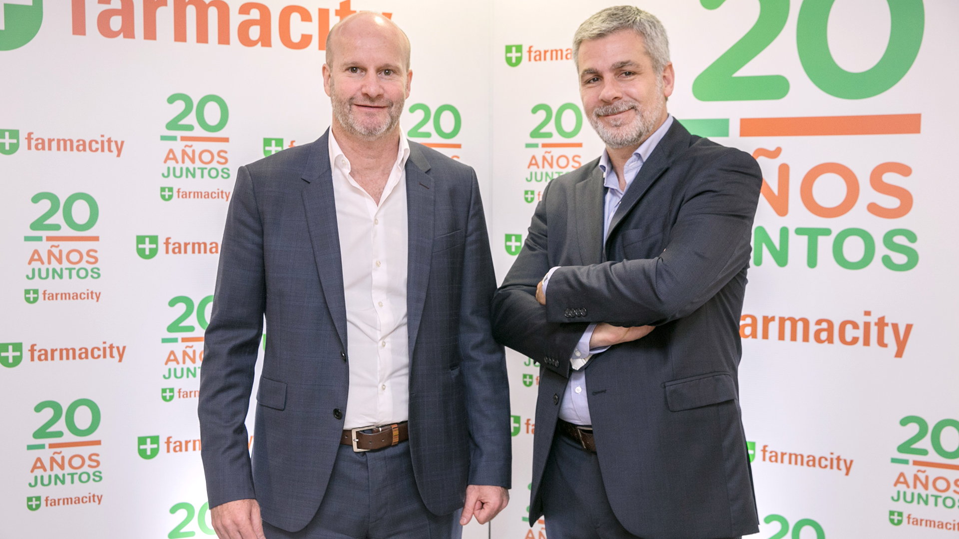 Alejandro Gorodisch presidente de Farmacity junto a Sebastian Miranda CEO 1920