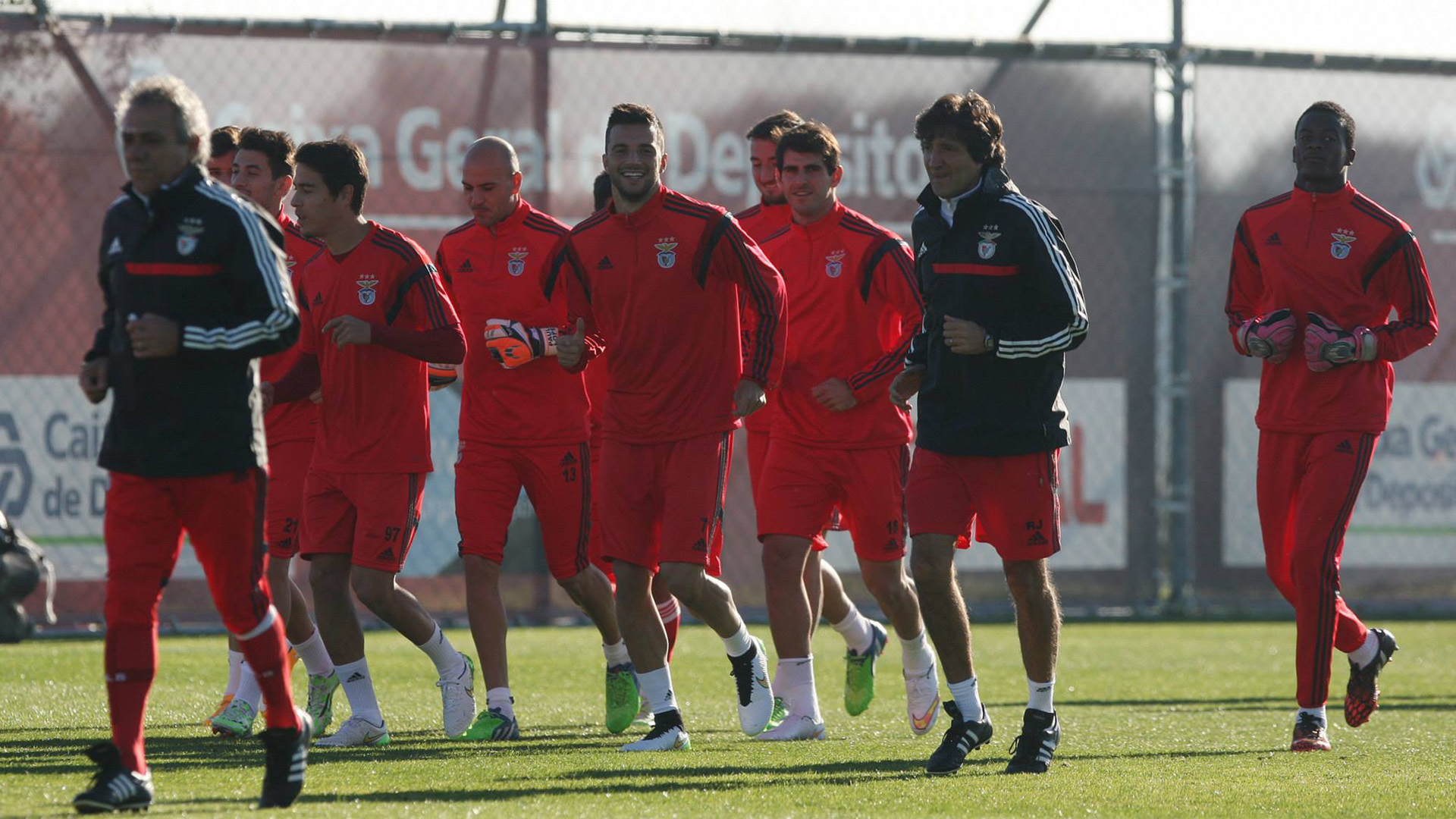 El Benfica de Portugal, entrena con ayuda tecnológica