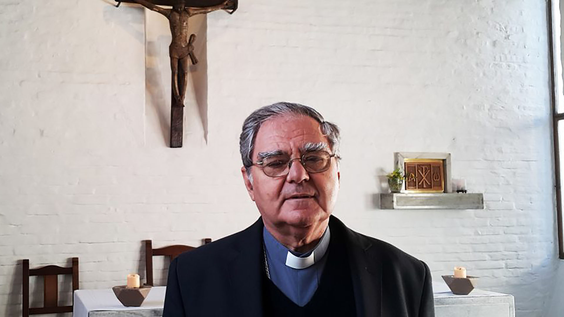 El obispo Oscar Ojea, titular de la Conferencia Episcopal Argentina (CEA)