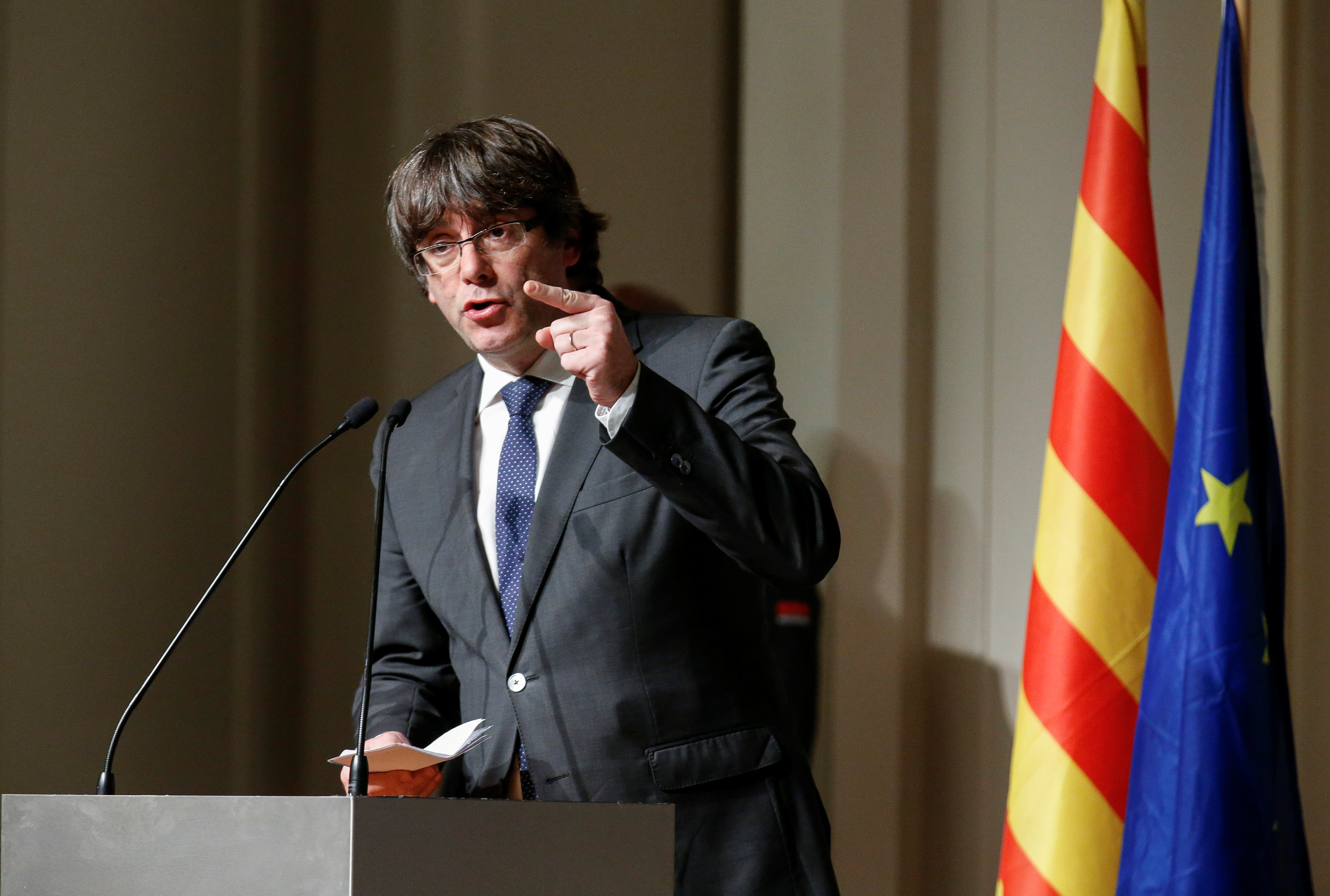 Carles Puigdemont (REUTERS/Pascal Rossignol)