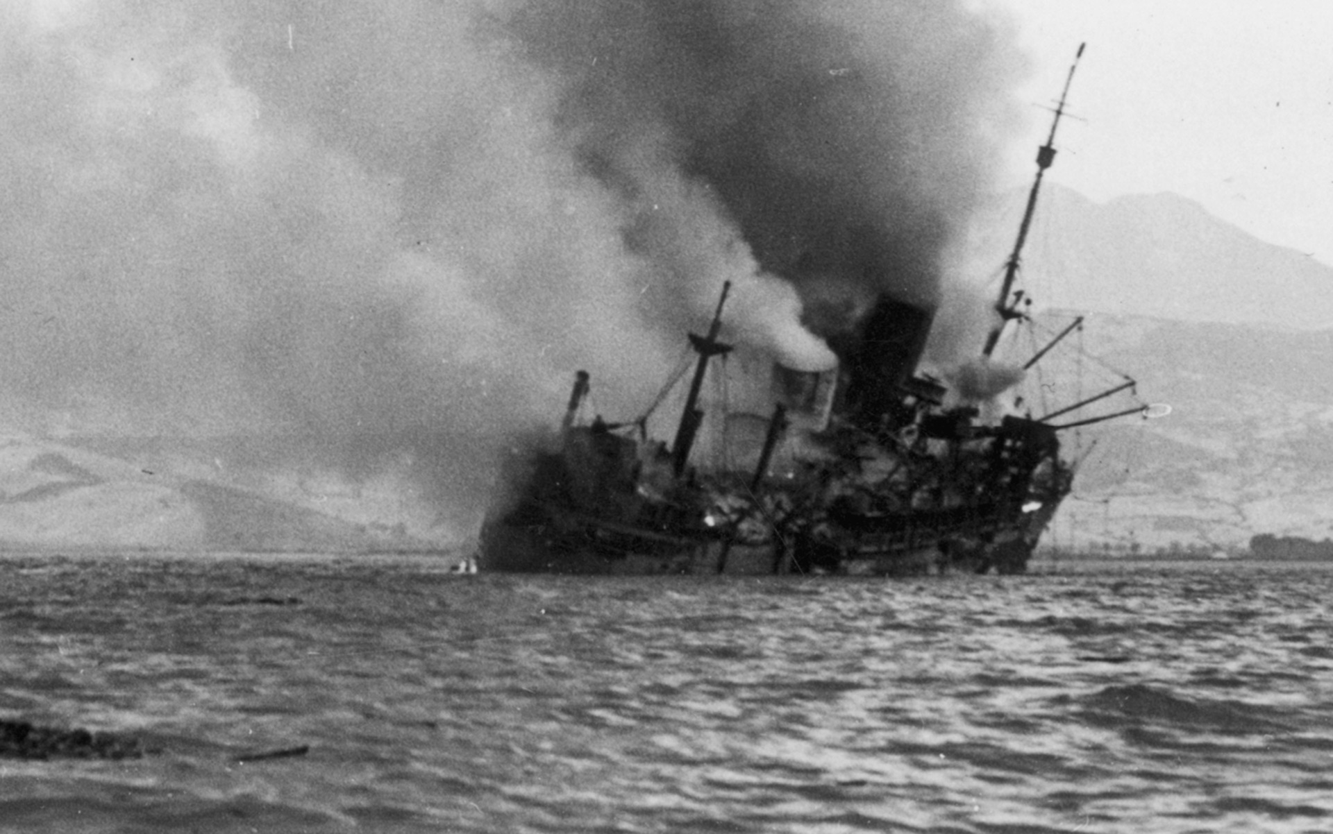 La Luftwaffe alemana hundió numerosos barcos durante la operación (Hulton Archive/Getty Images)