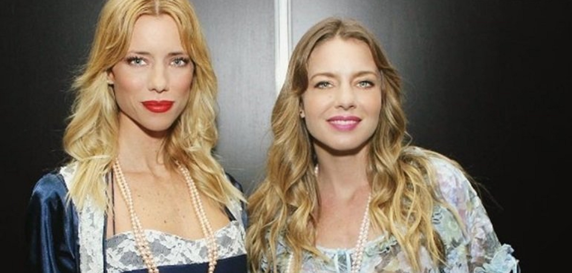 Nicole y su hermana, Geraldine Neumann