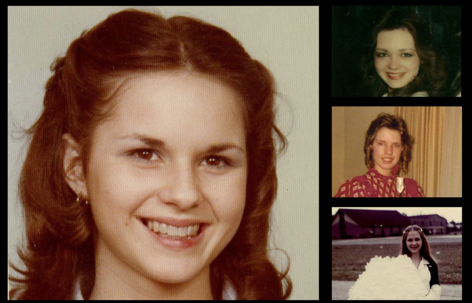 Leigh Corfman, izq., en una foto de 1979, a los 14 años. Der. sup., Wendy Miller a los 16; der. med., Debbie Wesson Gibson a los 17 y der. inf., Gloria Thacker Deason a los 18. (Fotos familiares/The Washington Post)