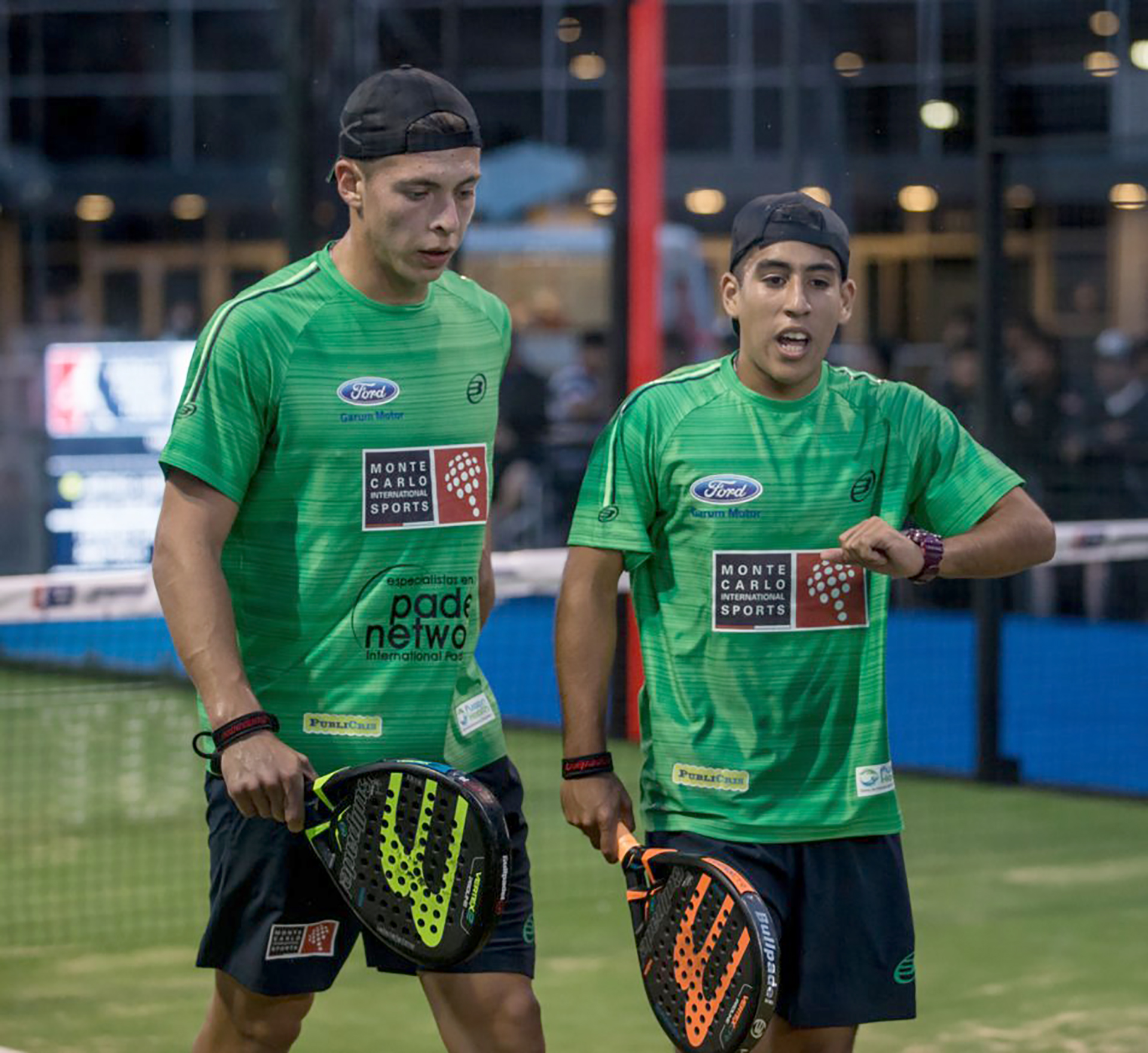 Tello y Chingotto, dos de las máximas promesas del padel nacional