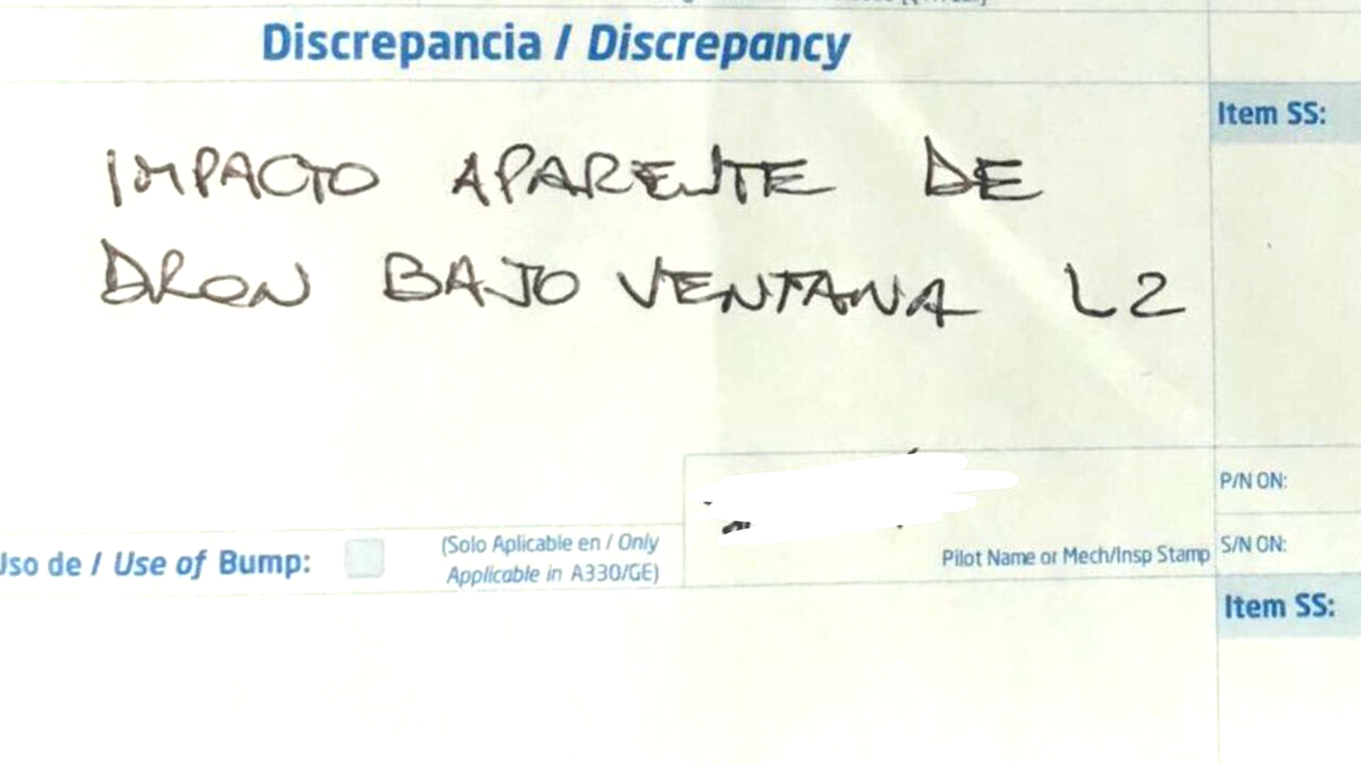 El reporte del choque (@jqn2)