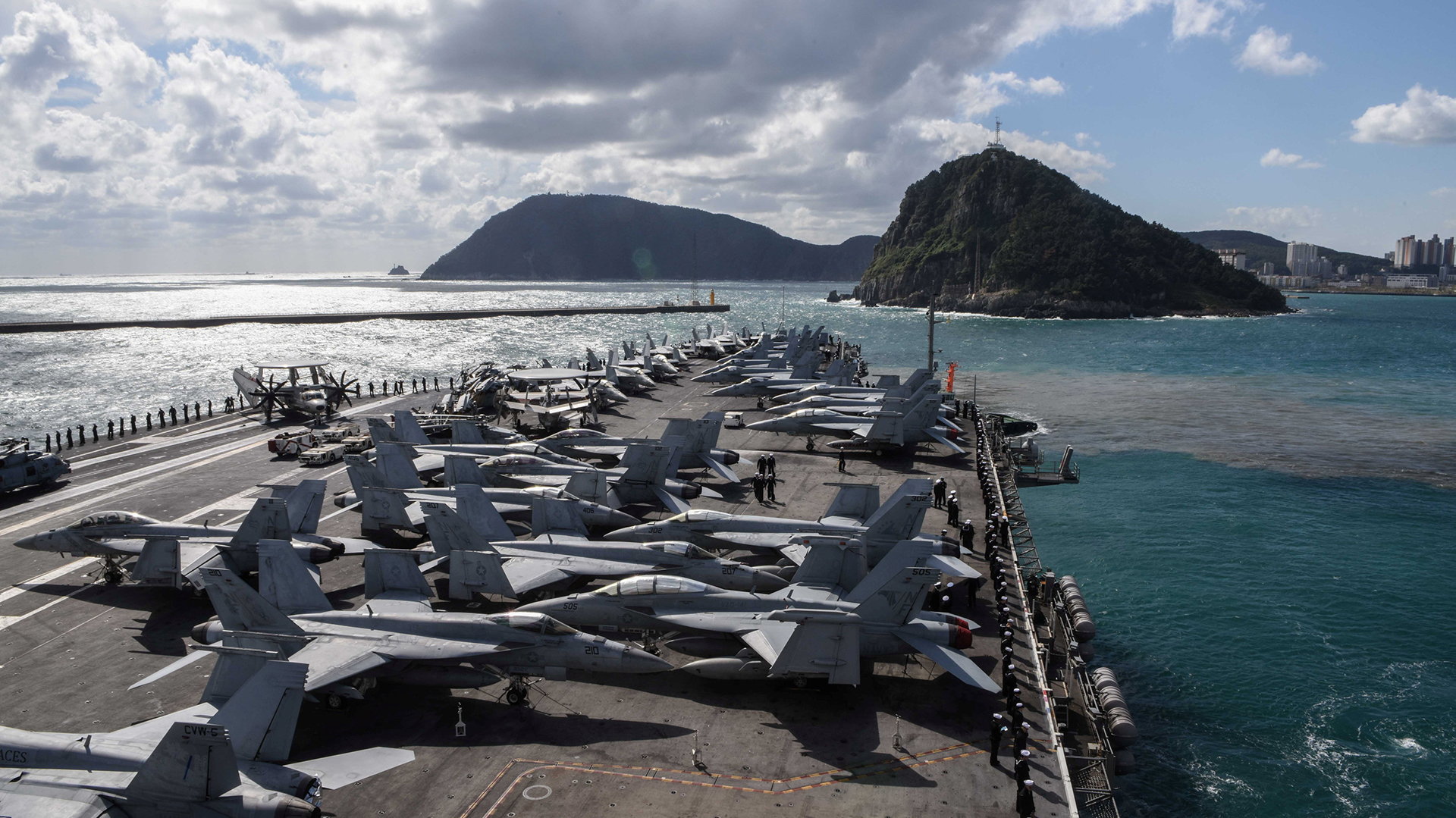 El portaaviones USS Ronald Reagan. (Reuters)