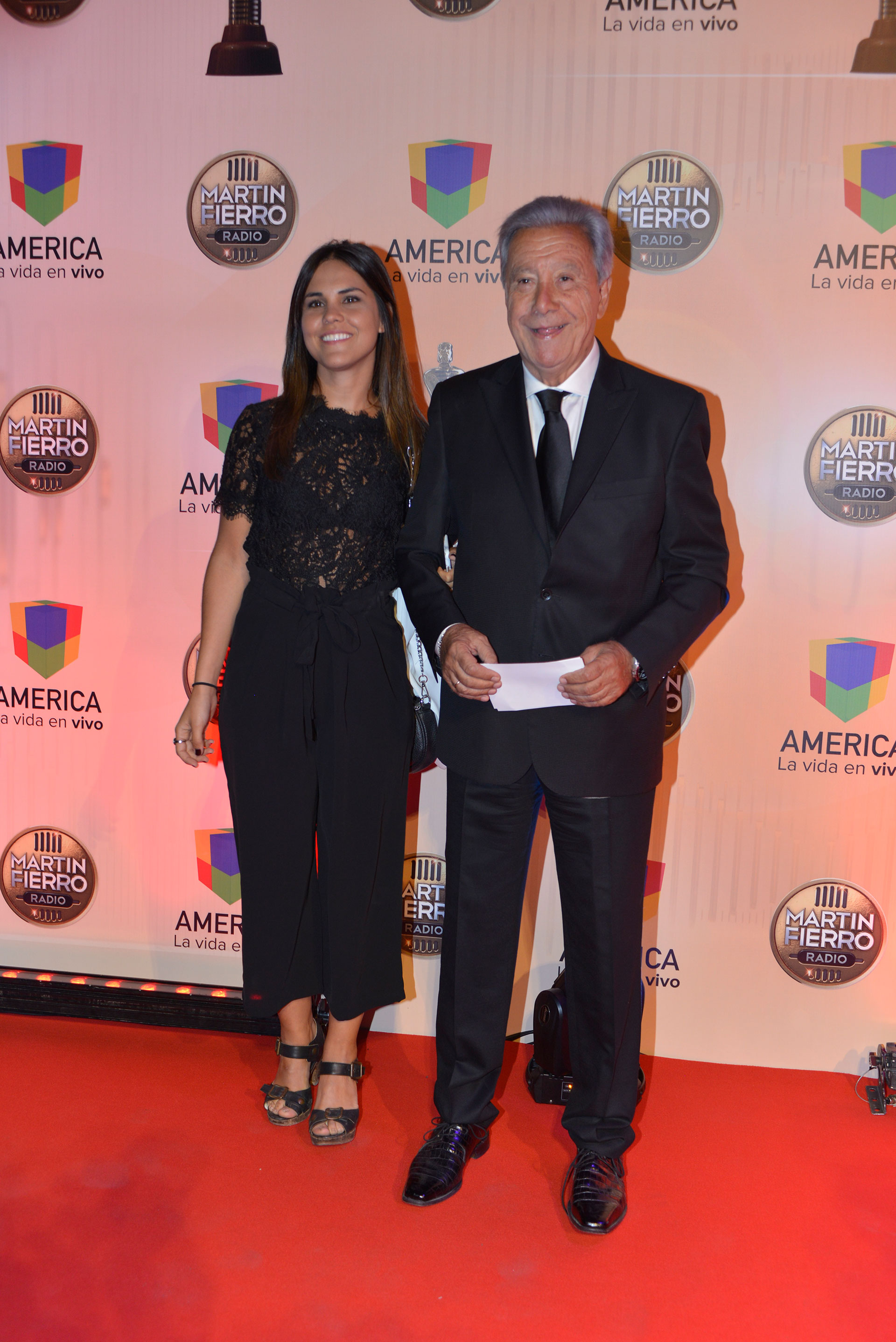 Juan Alberto Mateyko junto a Rosa, su hija.