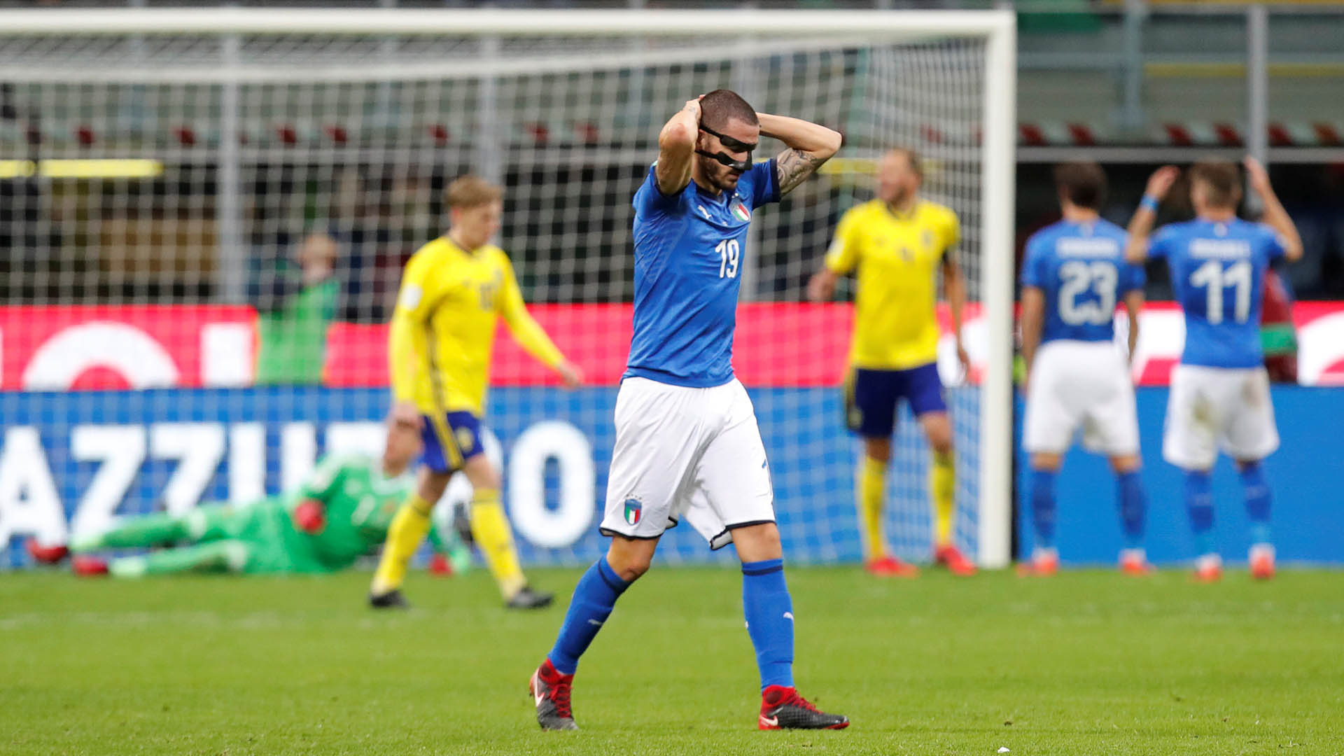 Leonardo Bonucci: el italiano de 30 años es otro de los referentes defensivos que faltará (Reuters)
