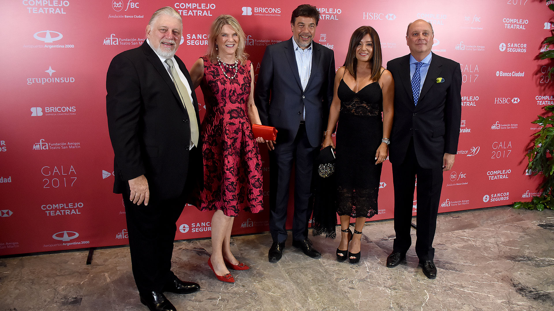 Adrián Werthein, Eva Thesleff de Soldati, Darío Werthein, Cecilia Nobili de Werthein y Martín Cabrales