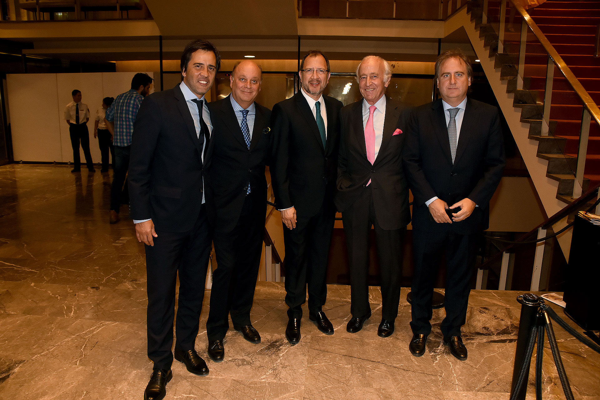 Santiago Pando, Martín Cabrales, Fabián Perechodnik, Santiago Soldati y Tato Lanusse