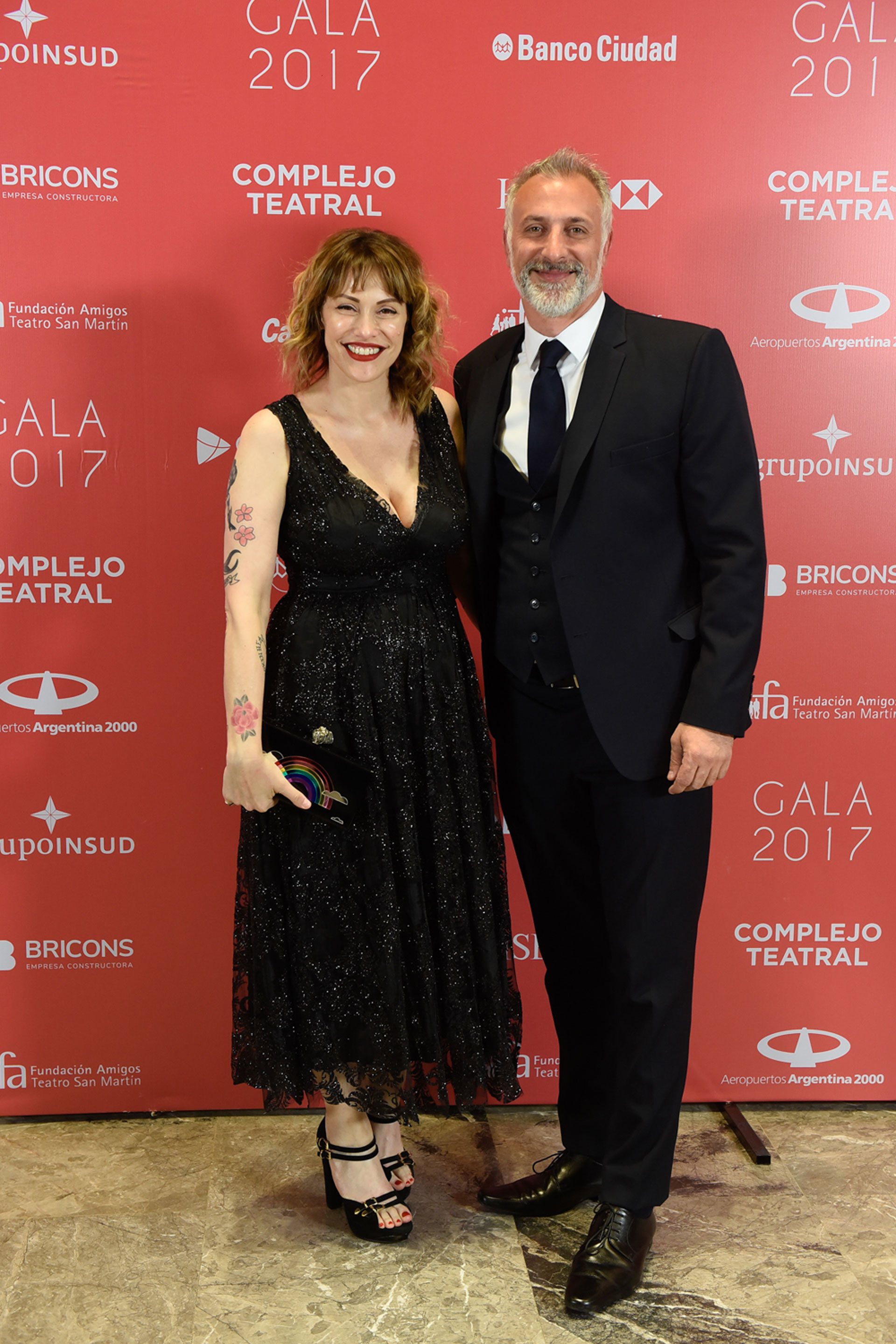 Connie Ansaldi y su pareja