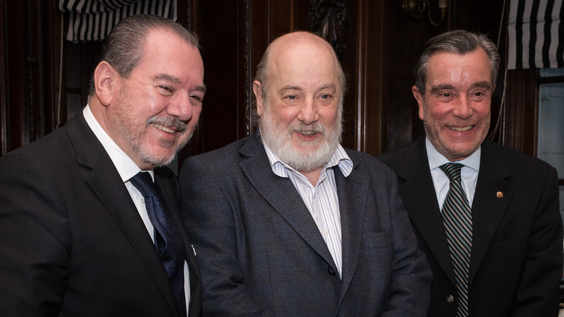 Mario Montoto, presidente de TAEDA y de la Cámara Argentino-Israelí, Claudio Bonadio, juez federal y Gustavo Corriz, director DEF (Martín Rosenzveig)