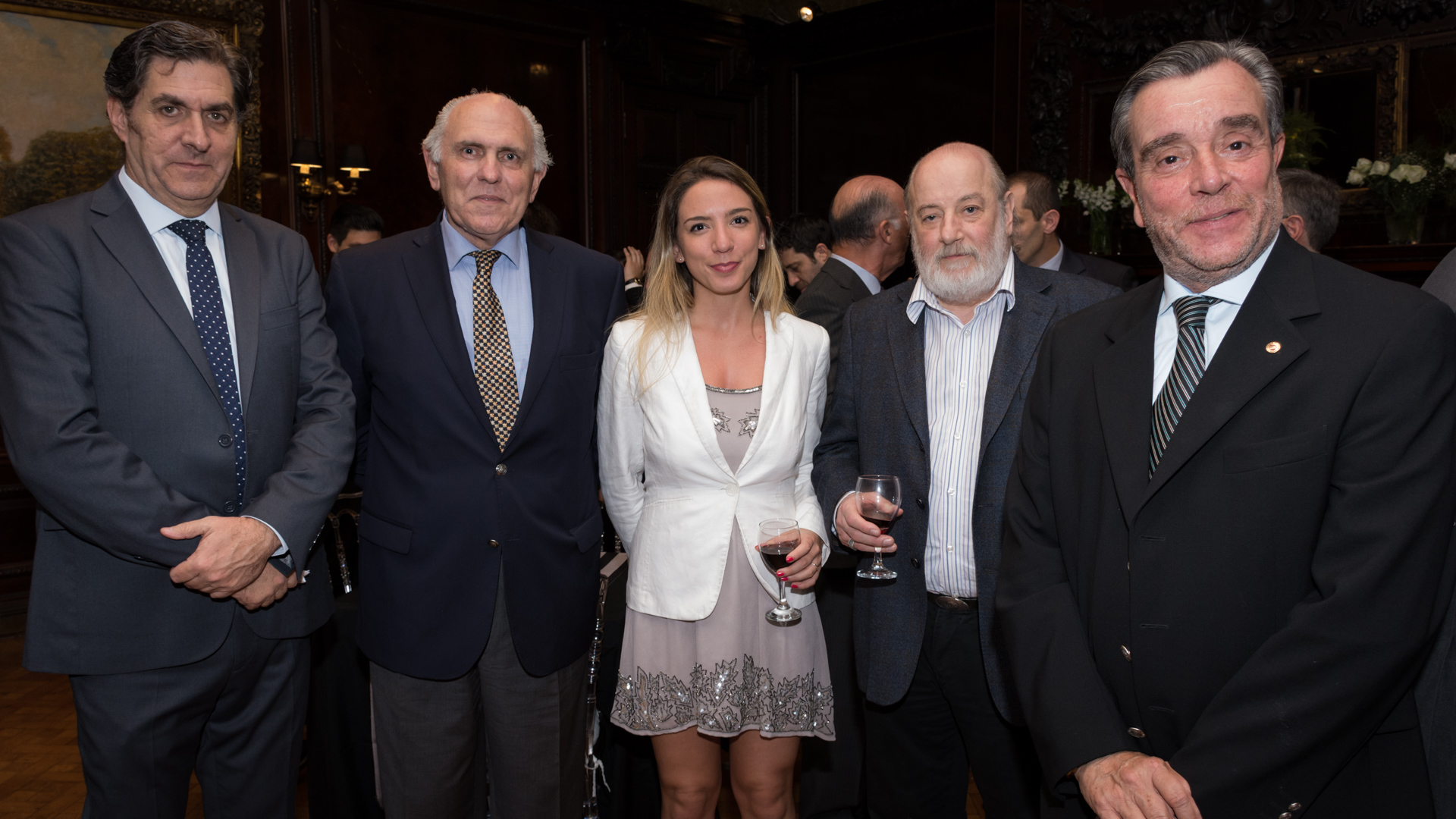 Juan Carlos Gemignani, Lucía Barreto directora Finint, Claudio Bonadio y Gustavo Gorriz