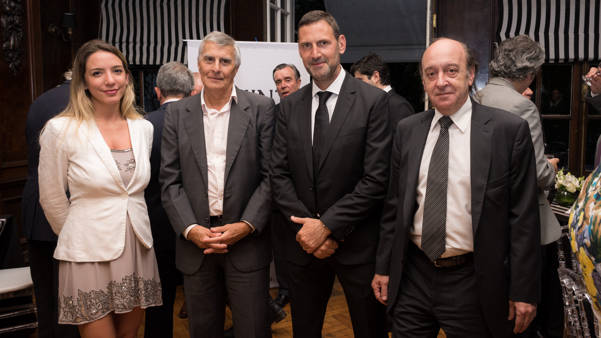 Lucía Barreto directora Finint, Pablo Videla ,director de Banco Ciudad y Juan Félix Marteau