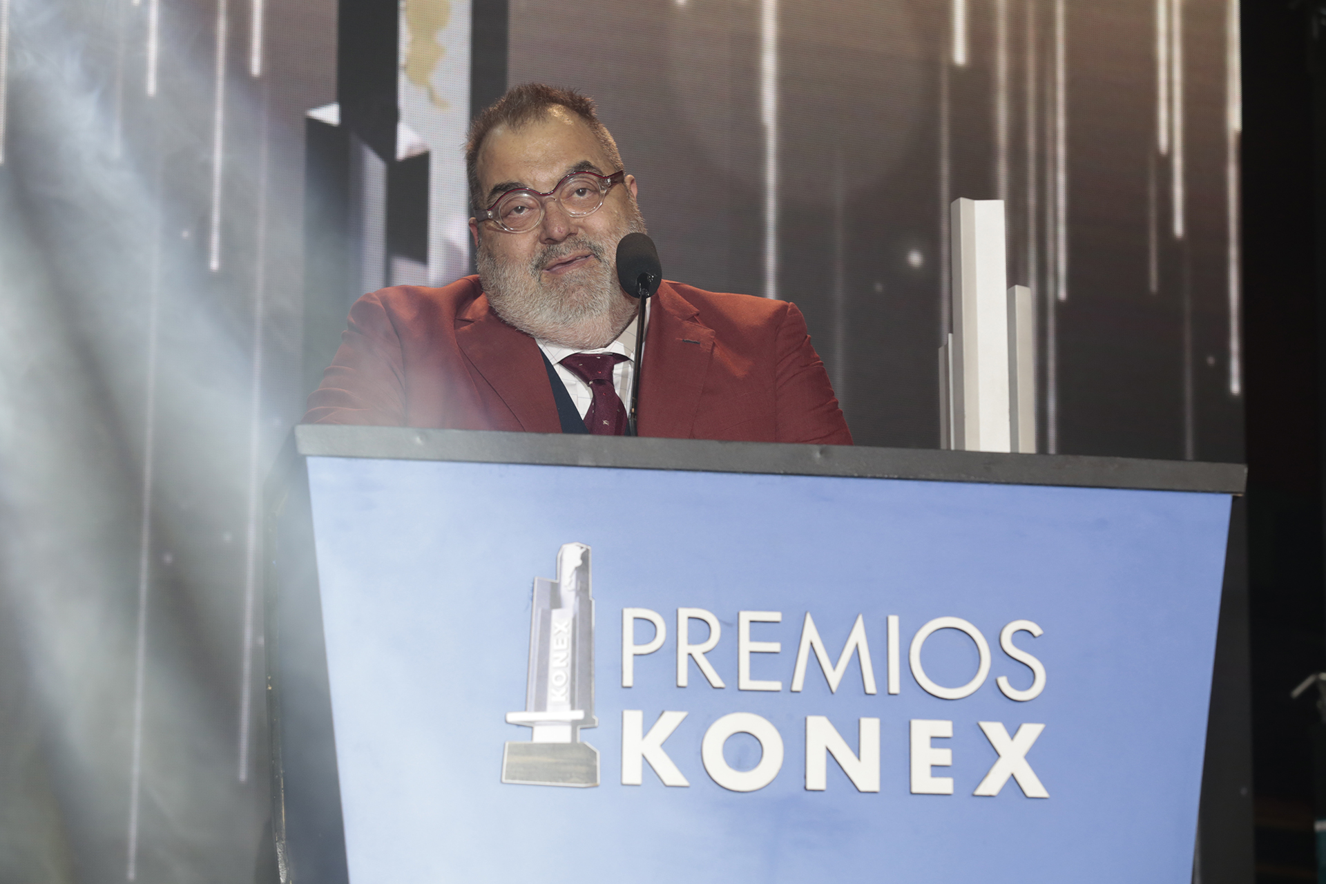 Jorge Lanata, ganador del Konex de Platino en la categoría Televisiva