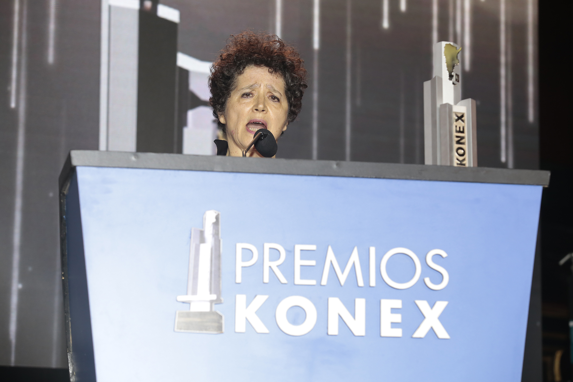Victoria, la mujer de Pepe Eliaschev, lo recordó durante su discurso de agradecimiento