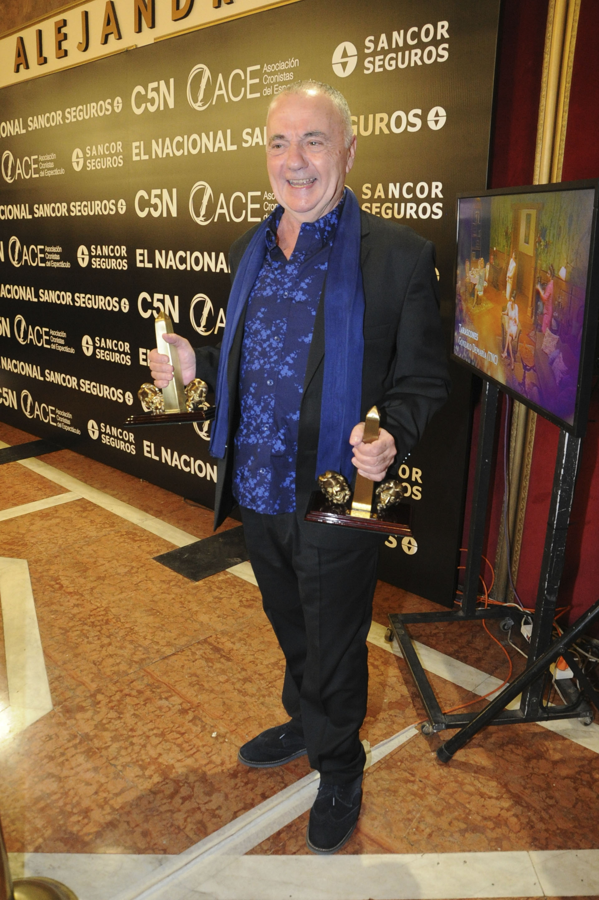 El ACE de Oro fue para Santiago Doria, director de “La discreta enamorada”, obra que además se llevó el premio a Mejor Espectáculo de Teatro Alternativo