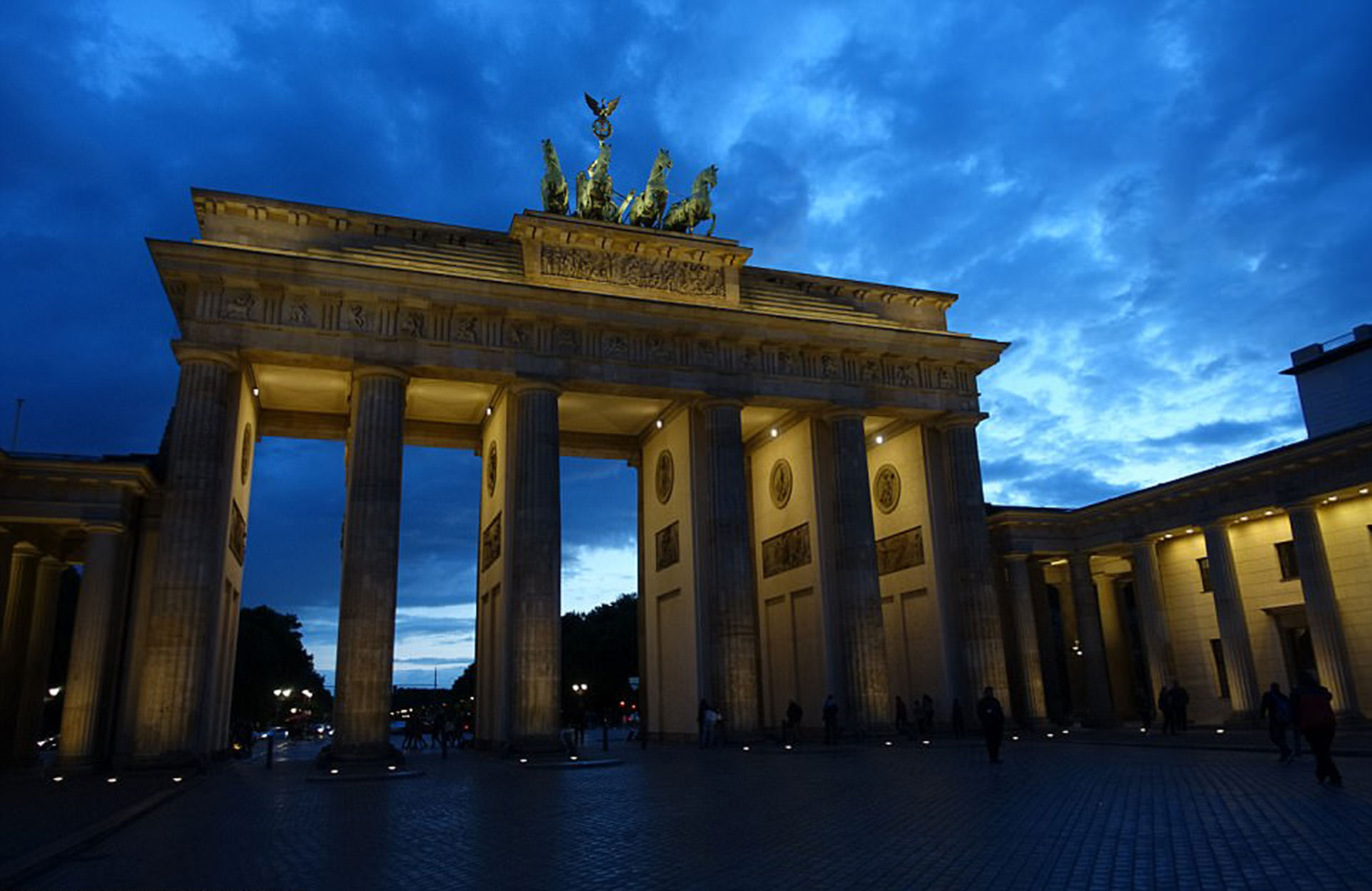 La Puerta de Brandeburgo por Peter Hagger (Berlín)