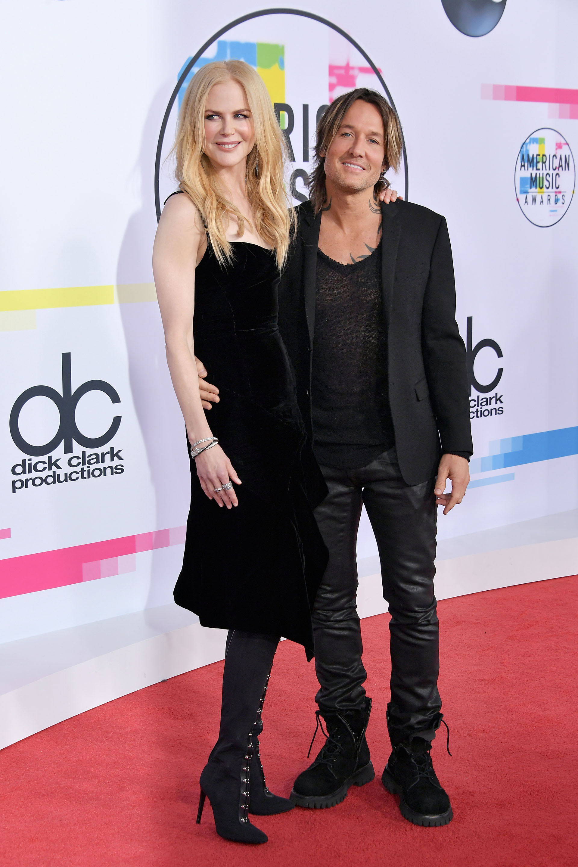 La actriz llegó en compañía de su marido, Keith Urban