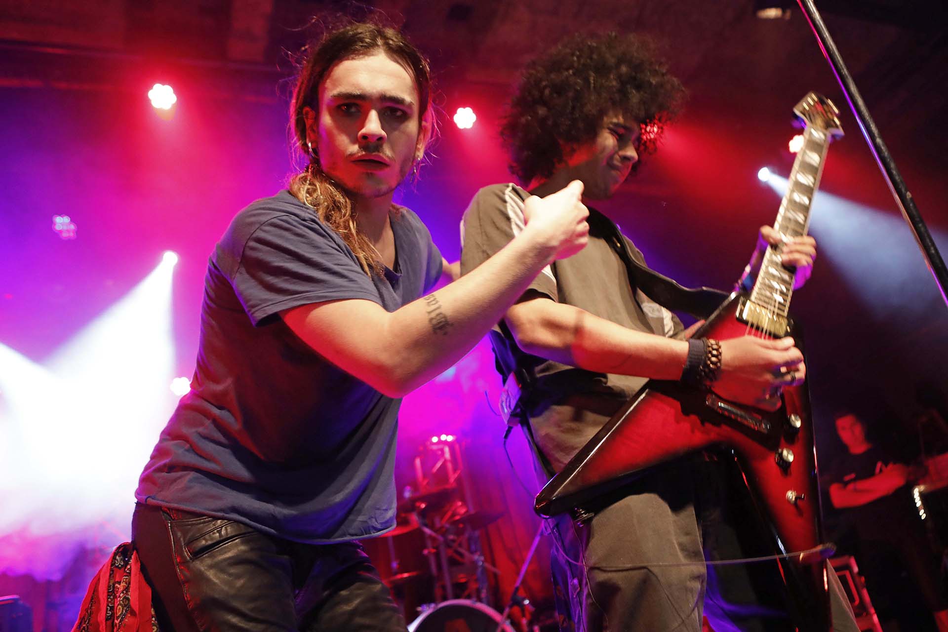 El momento del solo de guitarra estelar.