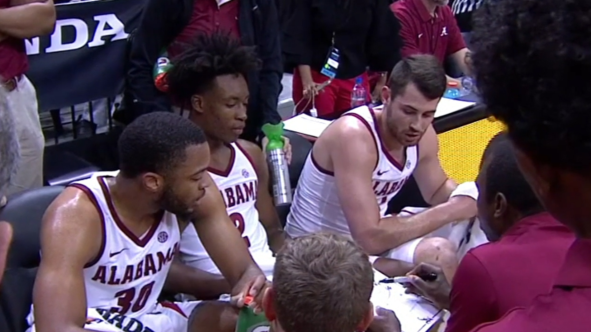 Los tres jugadores de Alabama que lucharon hasta el final
