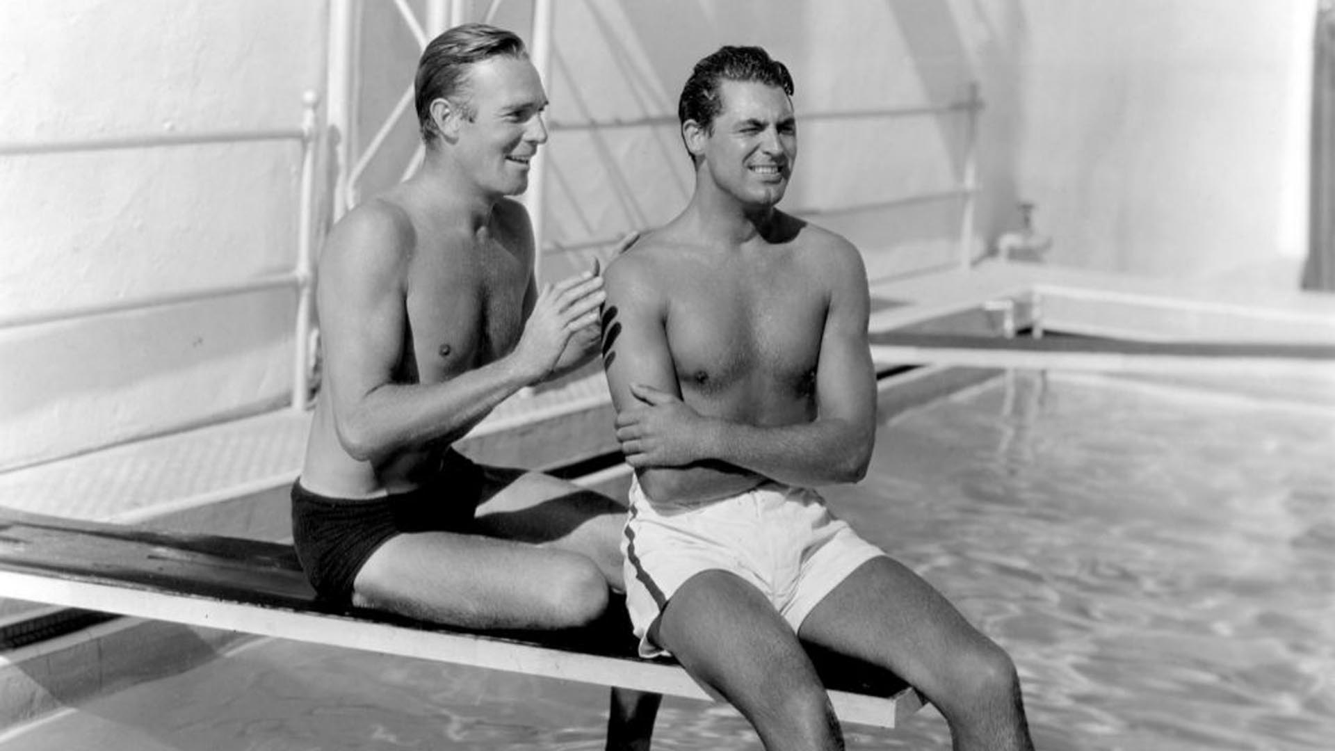 Cary Grant y Randolph Scott aceptaron ser fotografiados en la mansión que compartían