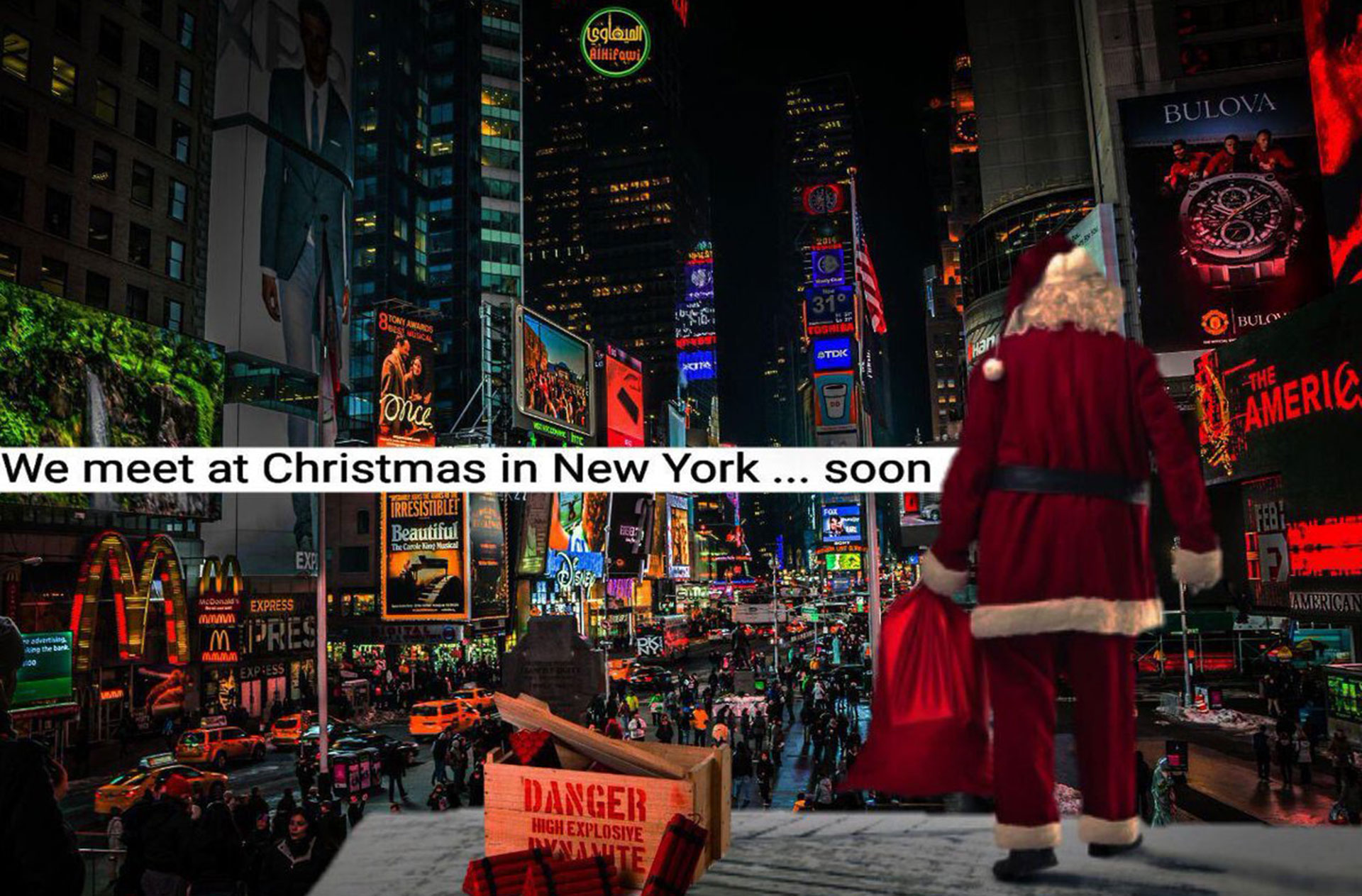 En noviembre, ISIS amenazó con lanzar un ataque en Times Square durante los festejos de Navidad. Pero nada ocurrió