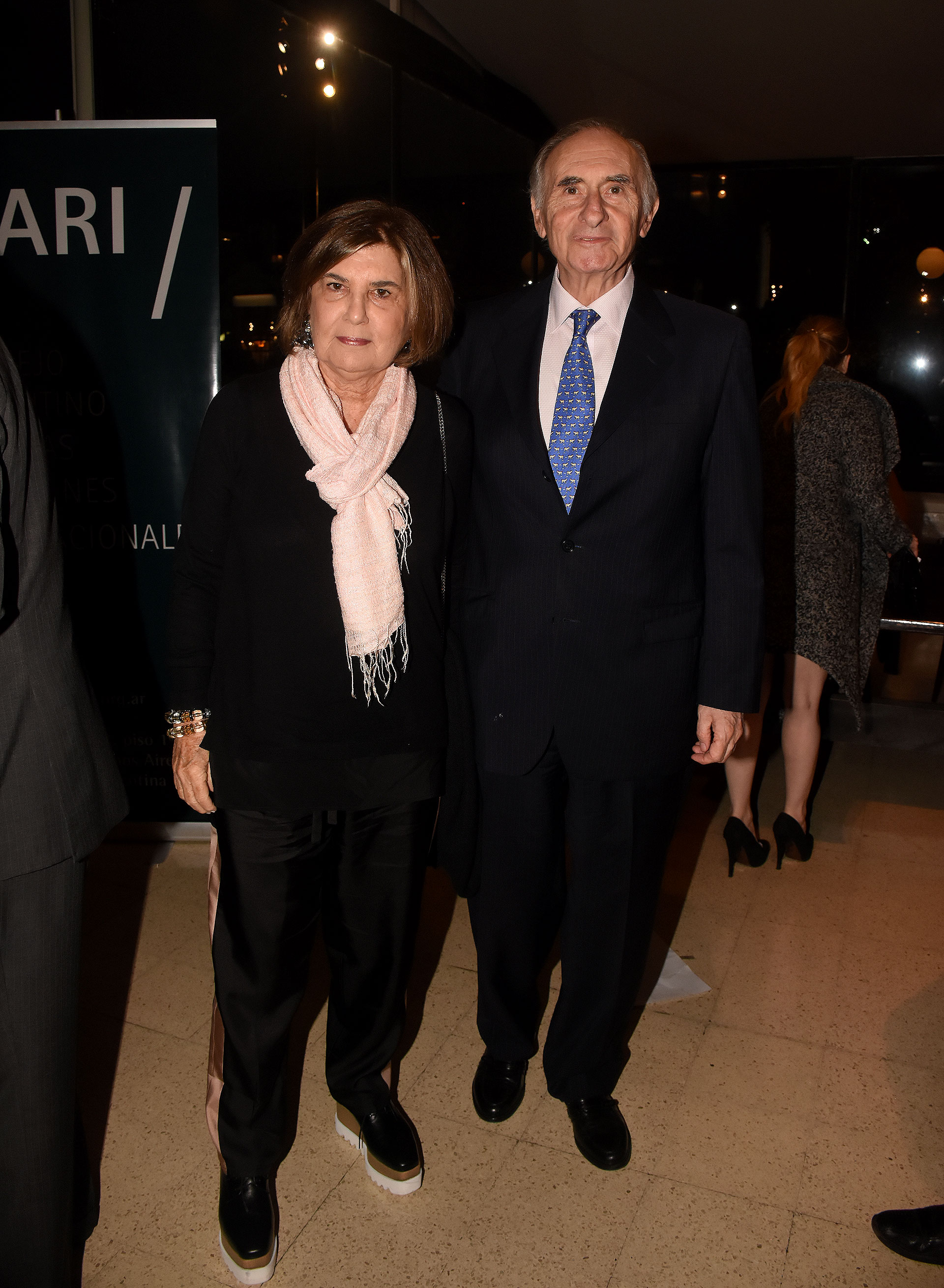 El ex presidente Fernando De la Rúa y su mujer Inés Pertiné