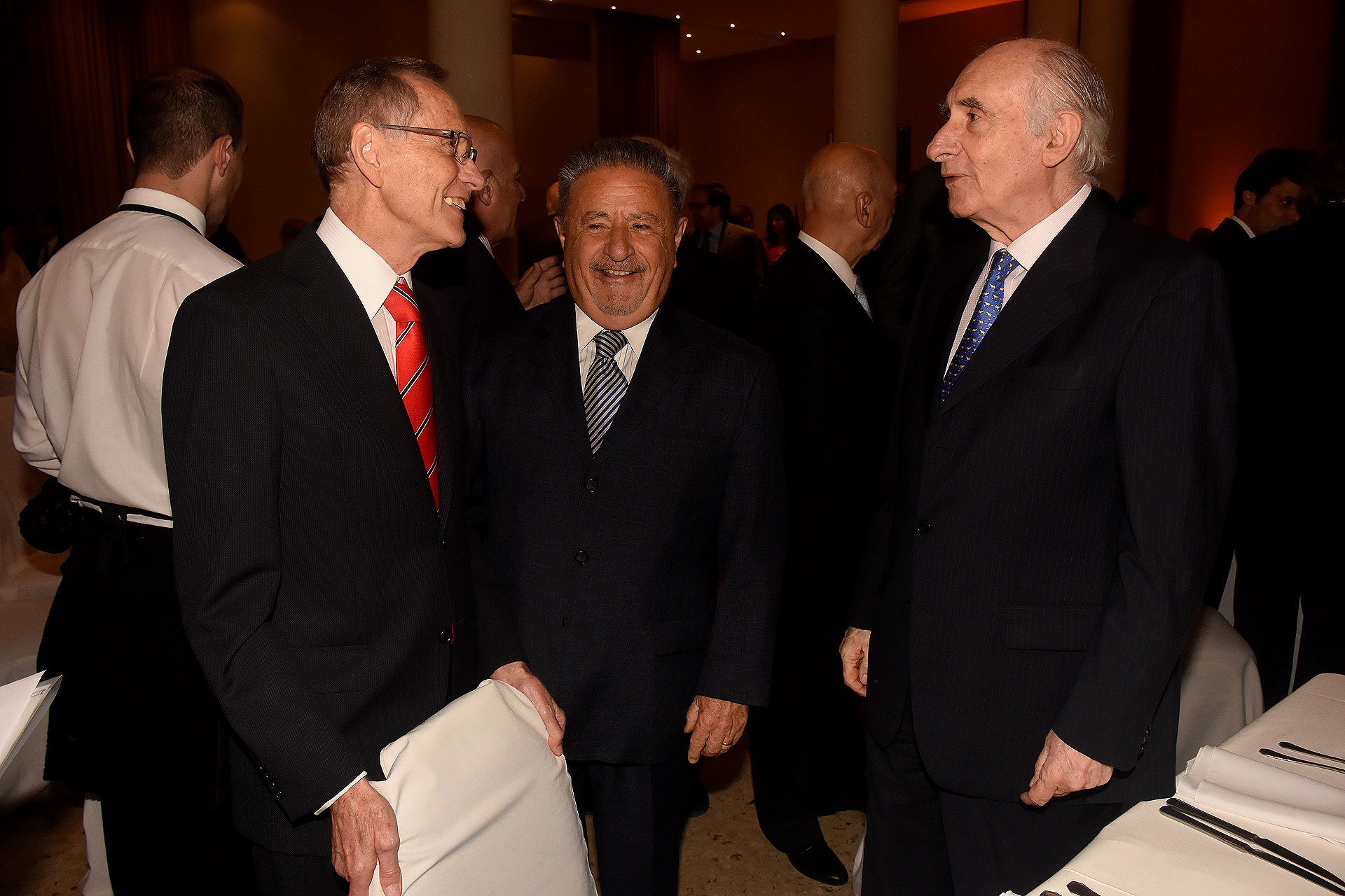 Adalberto Rodríguez Giavarini, Eduardo Duhalde y Fernando De la Rúa