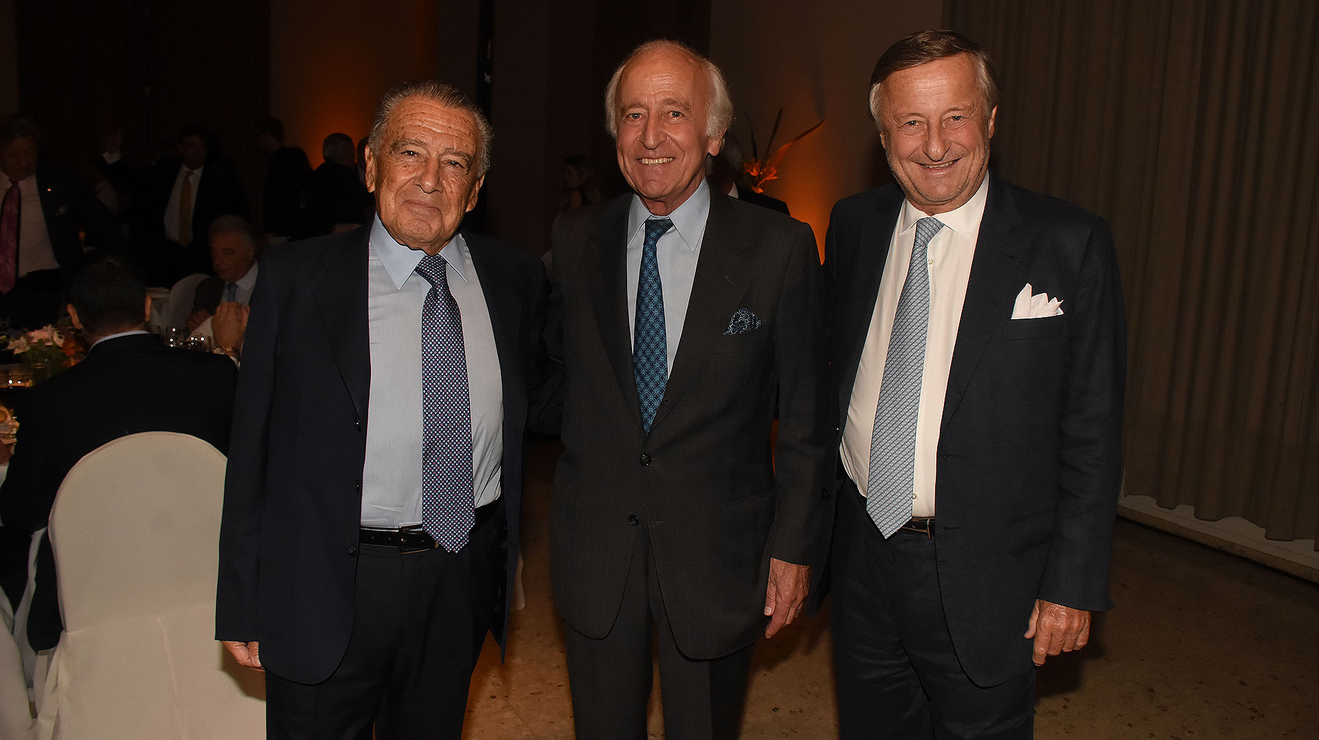 Eduardo Eurnekian, Santiago Soldati y Cristiano Rattazzi