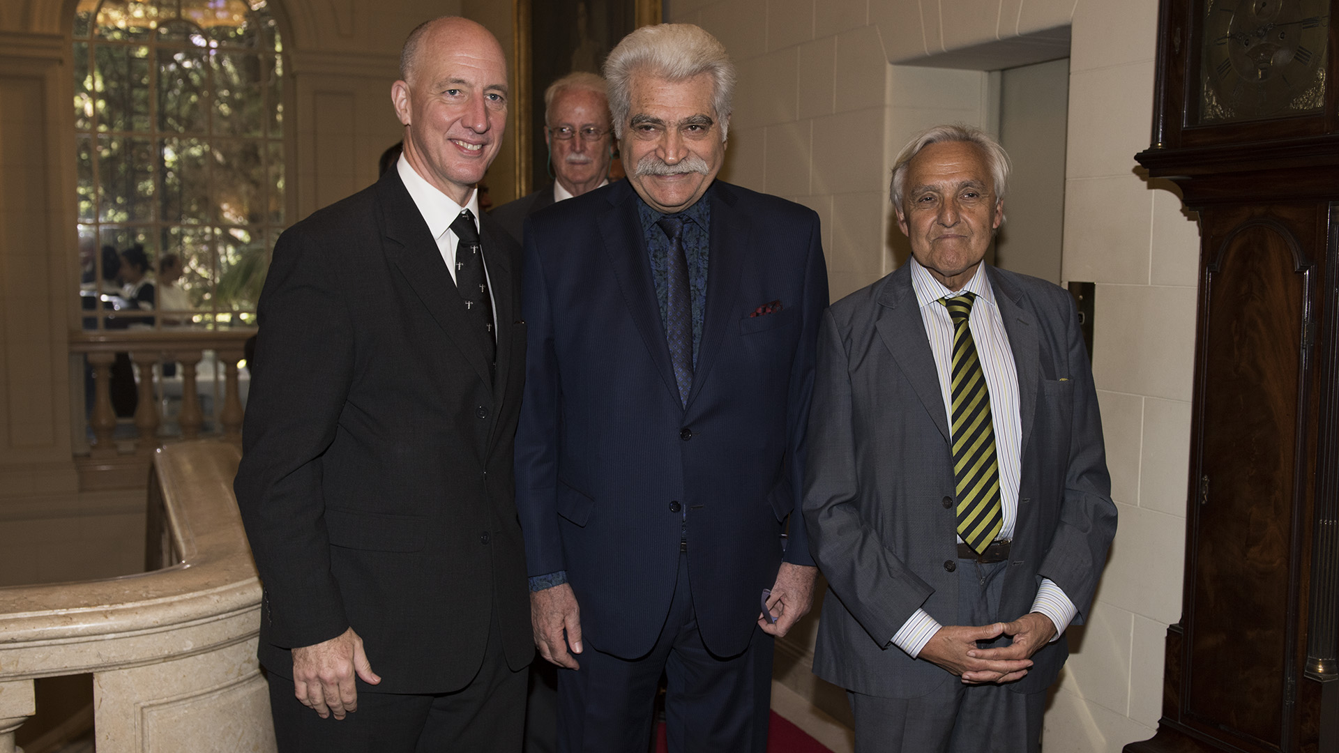 Mark Kent, Jorge Asís y Rosendo Fraga
