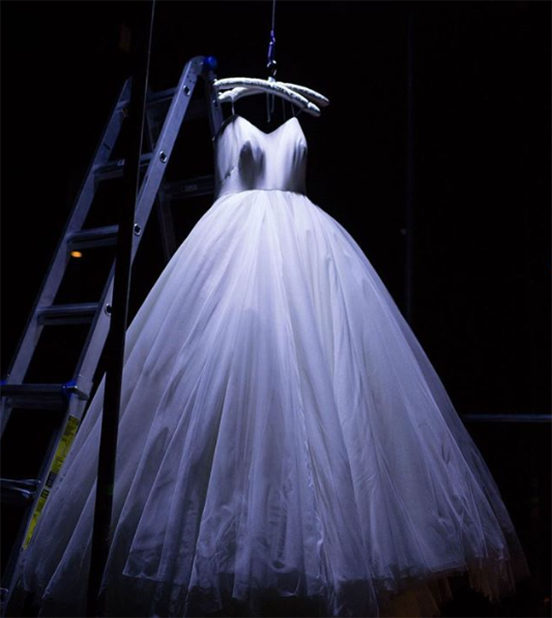 Para la ceremonia, Serena eligió un modelo de Alexander McQueen con un corte de vestido de baile del que se enamoró al viajar a Londres para elegir el vestuario.