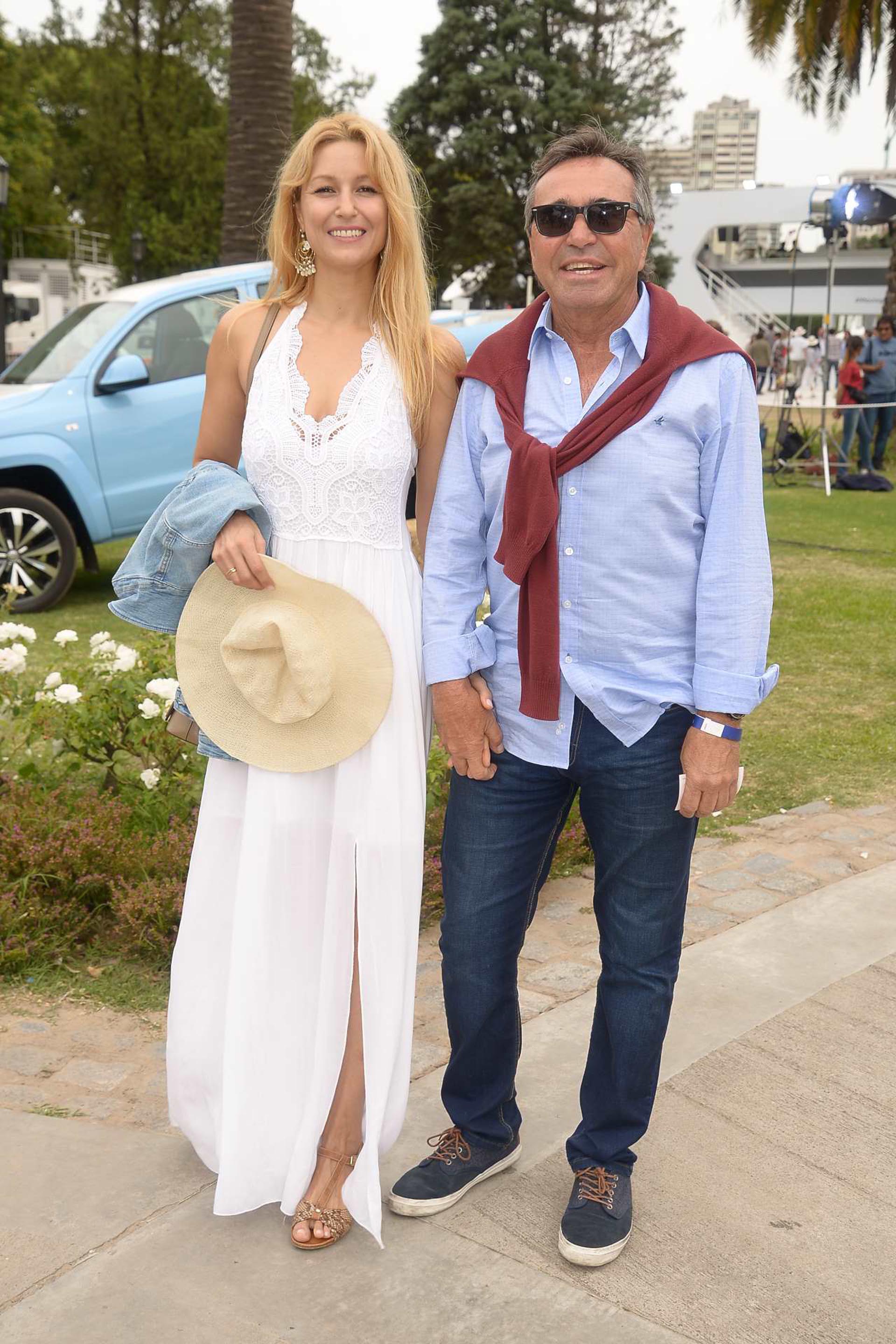 Cocho López y su pareja