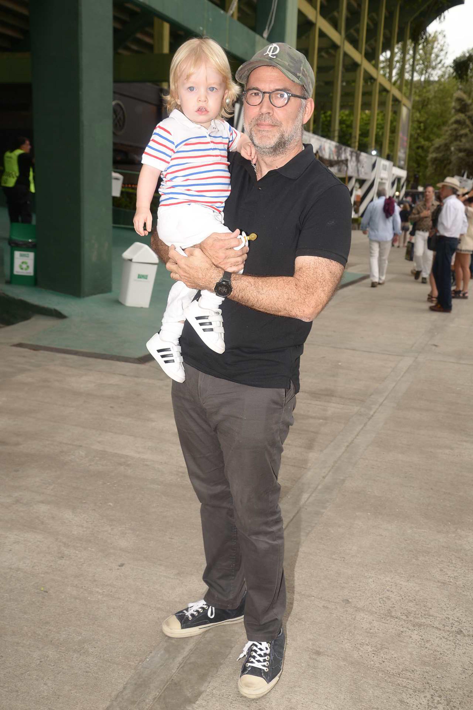 Augusto Rodríguez Larreta y su hijo Mateo
